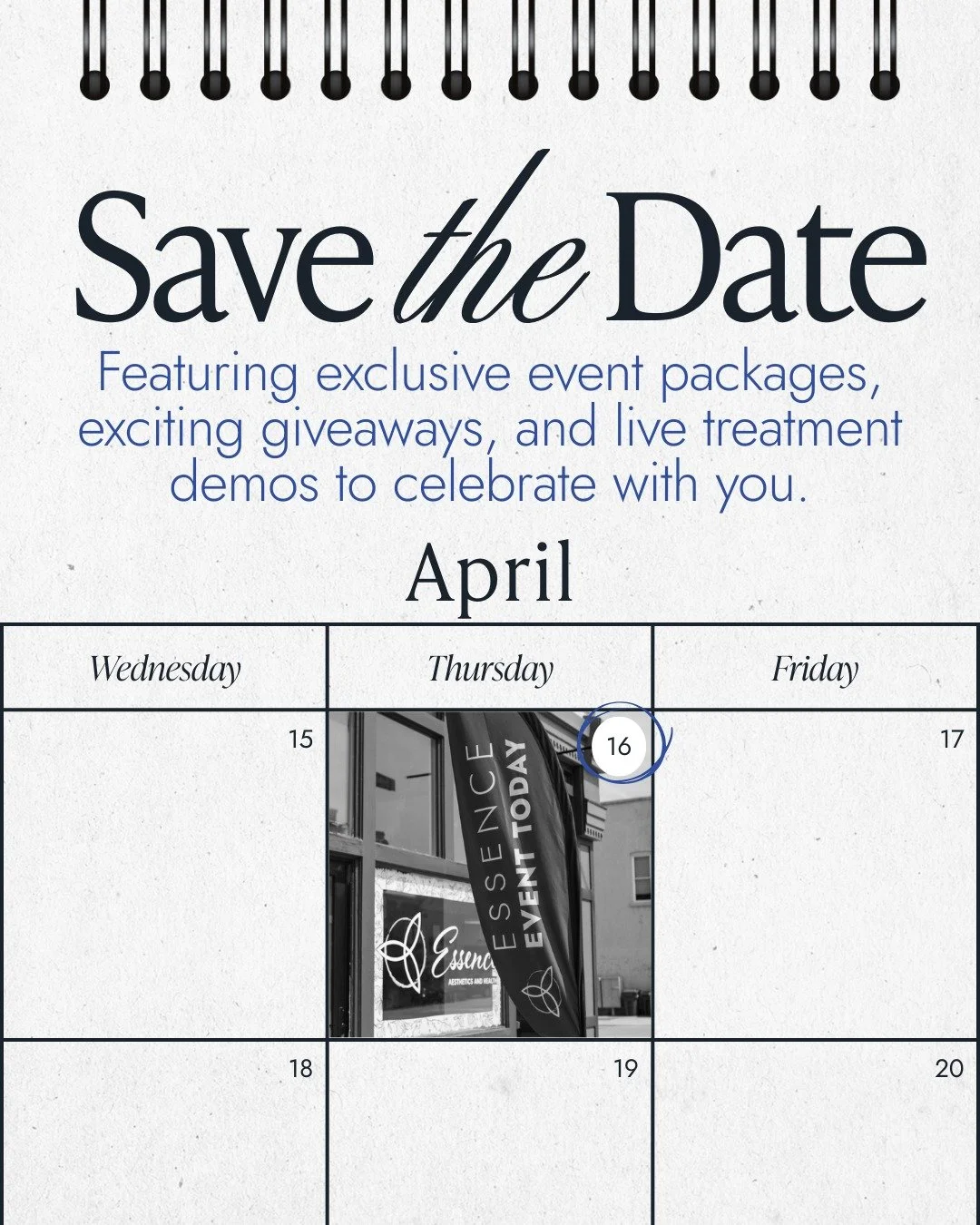 Mark your calendar 🎉

Our 5th Birthday Open House is coming up &mdash; with exclusive event packages, exciting giveaways, and live treatment demostrations you won&rsquo;t want to miss.

💙 Check out our Facebook event for the live treatment demonstr