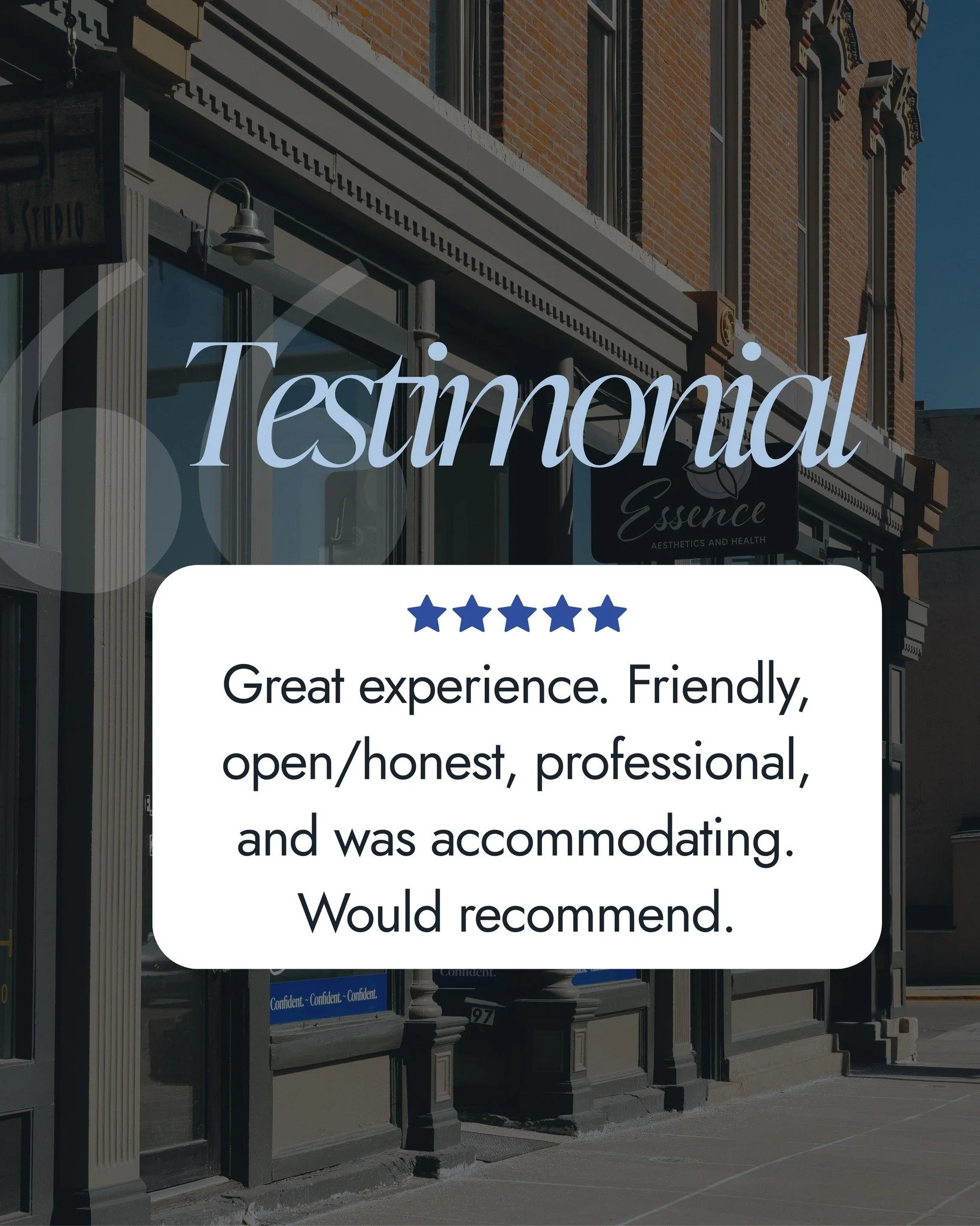 This is the part that matters most. ✨

Not just the treatment. Not just the results.
But how someone feels walking through our doors&mdash;and walking back out.

Hearing that a patient felt comfortable, cared for, and genuinely listened to during the