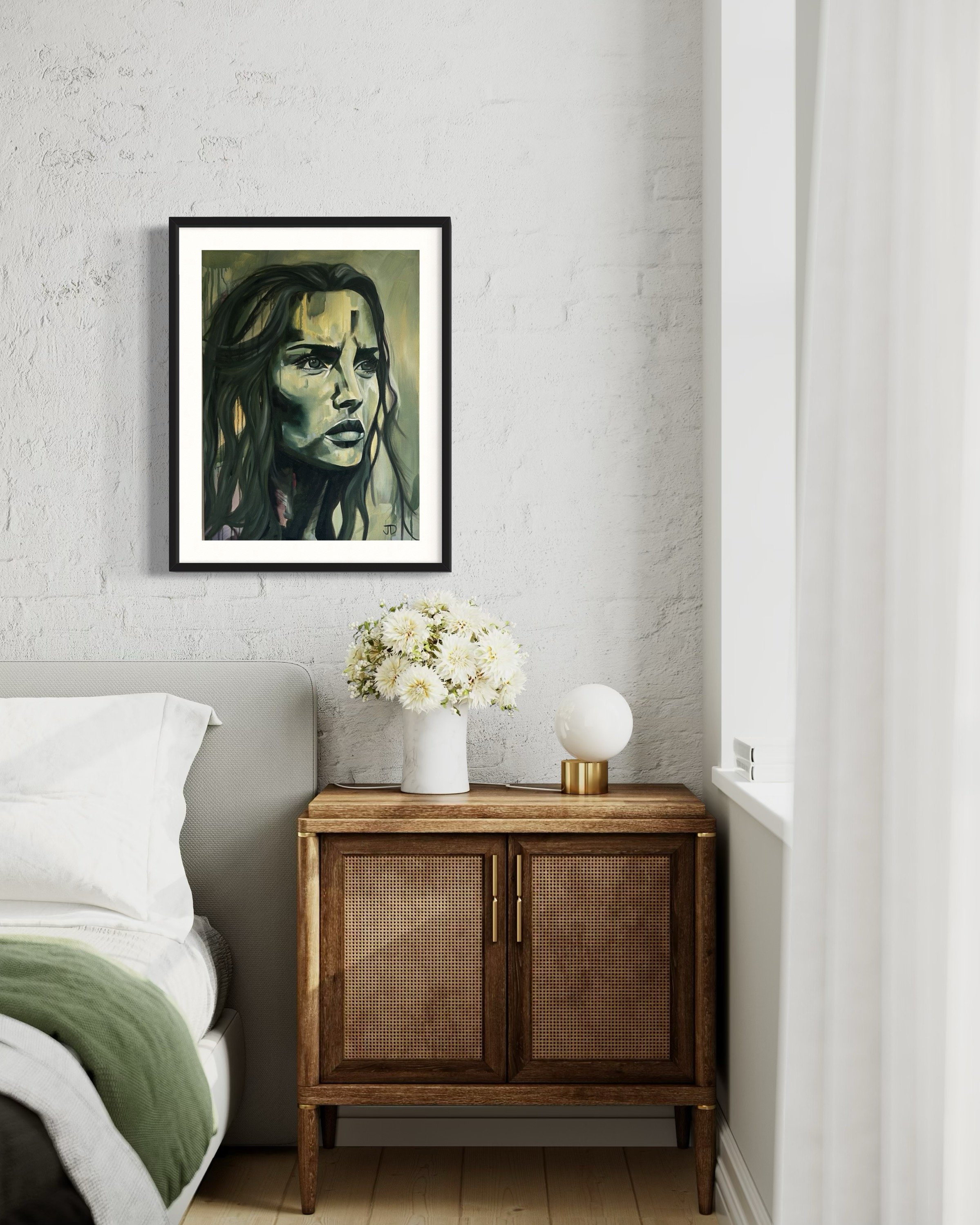 Wall Decor for Light Interior by Jasmine Davies Art