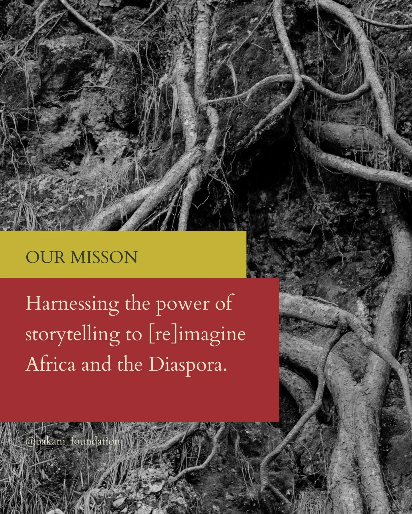 Our mission is to harness the power of storytelling to [re]imagine Africa and the Diaspora. 

Read more about our thematic pillars and our programs via link in bio. 

#bakanifoundation #africa #diaspora