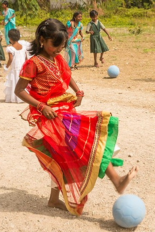 Girls Empowering Girls - Limitless Soccer in India