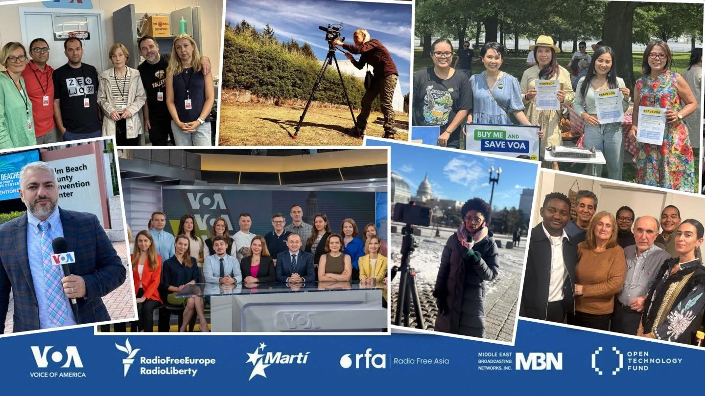 Voice of America journalists (in their personal capacities) will sell #SaveVOA merchandise and receive donations as part of the latest USAGM Employee Association campaign to support their most vulnerable colleagues. Join us at Del Ray Farmers Market 