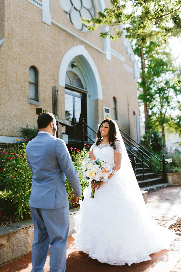 Ashleigh and Rajesh authentic wedding day documentation in Maryland