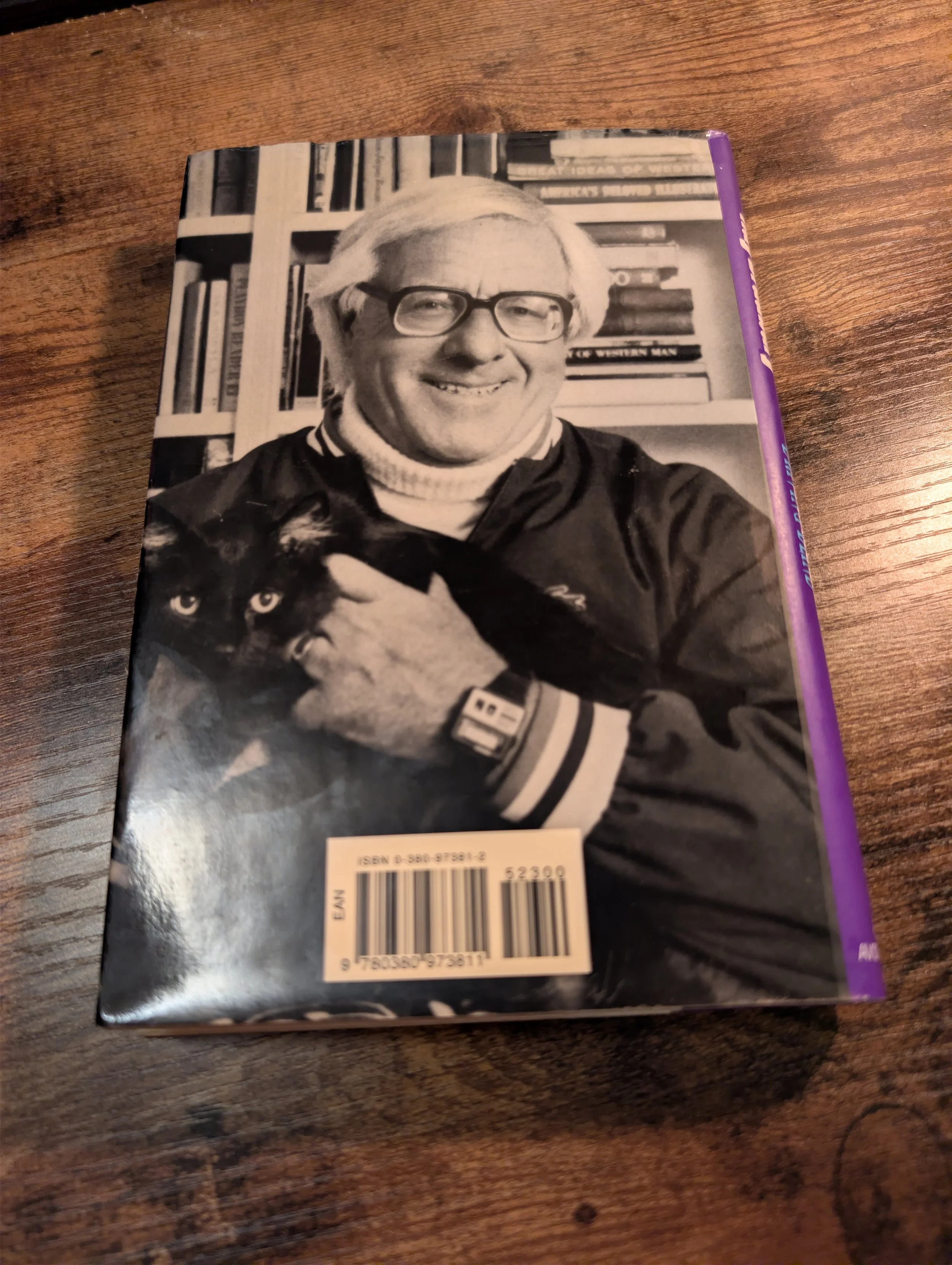 driving blind - ray bradbury - first edition - rear panel.jpg