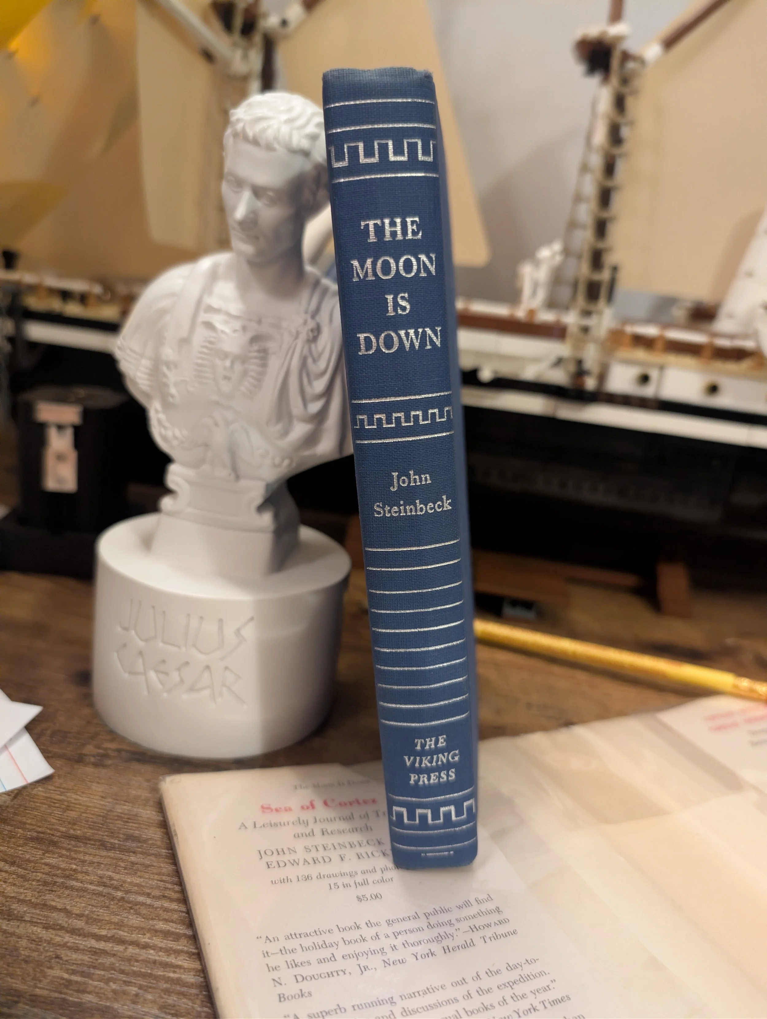 the moon is down - John steinbeck - first edition spine.jpg