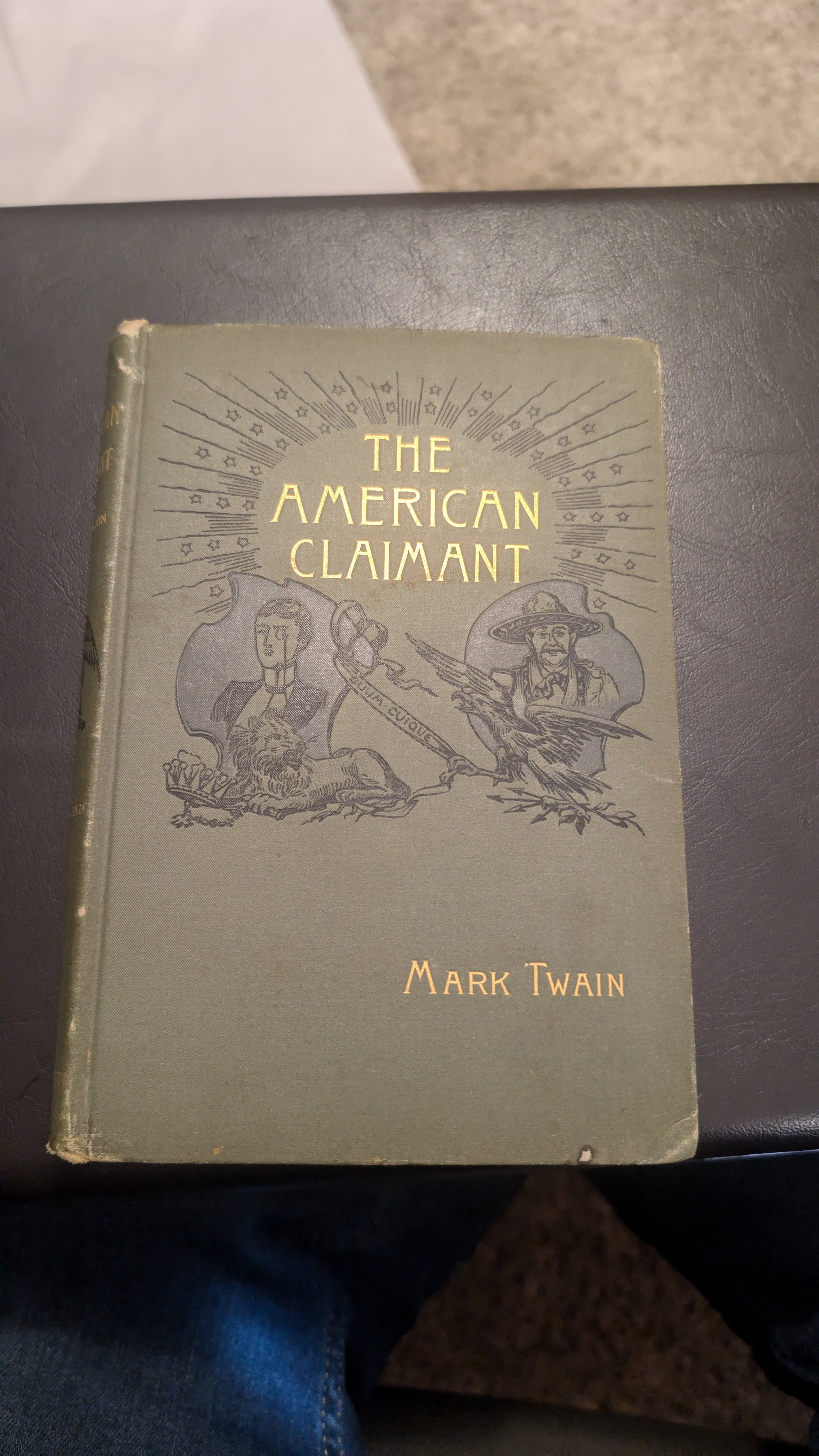 Mark Twain First Edition book - The American Claimant