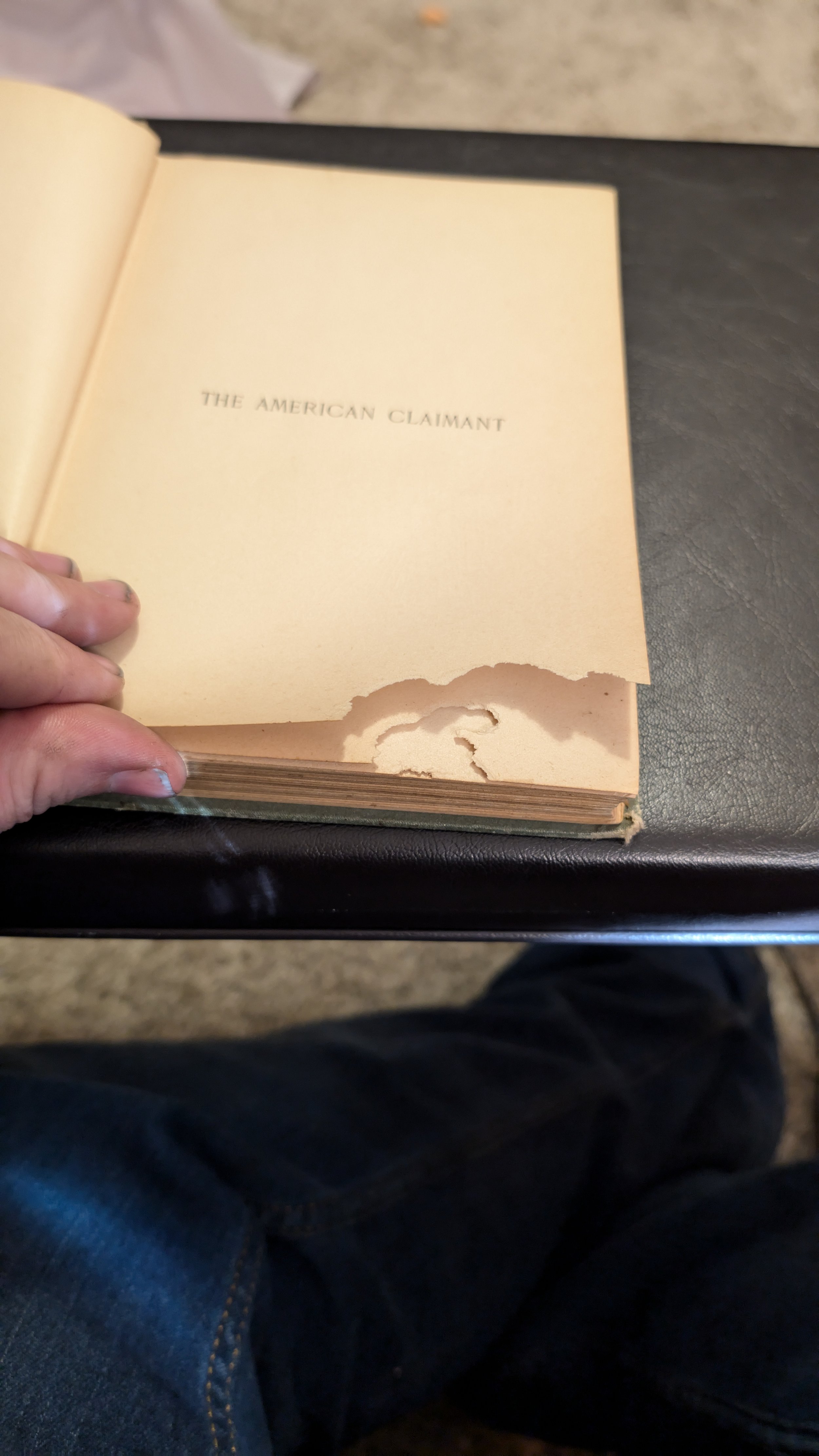 First Edition - The American Claimant by Mark Twain