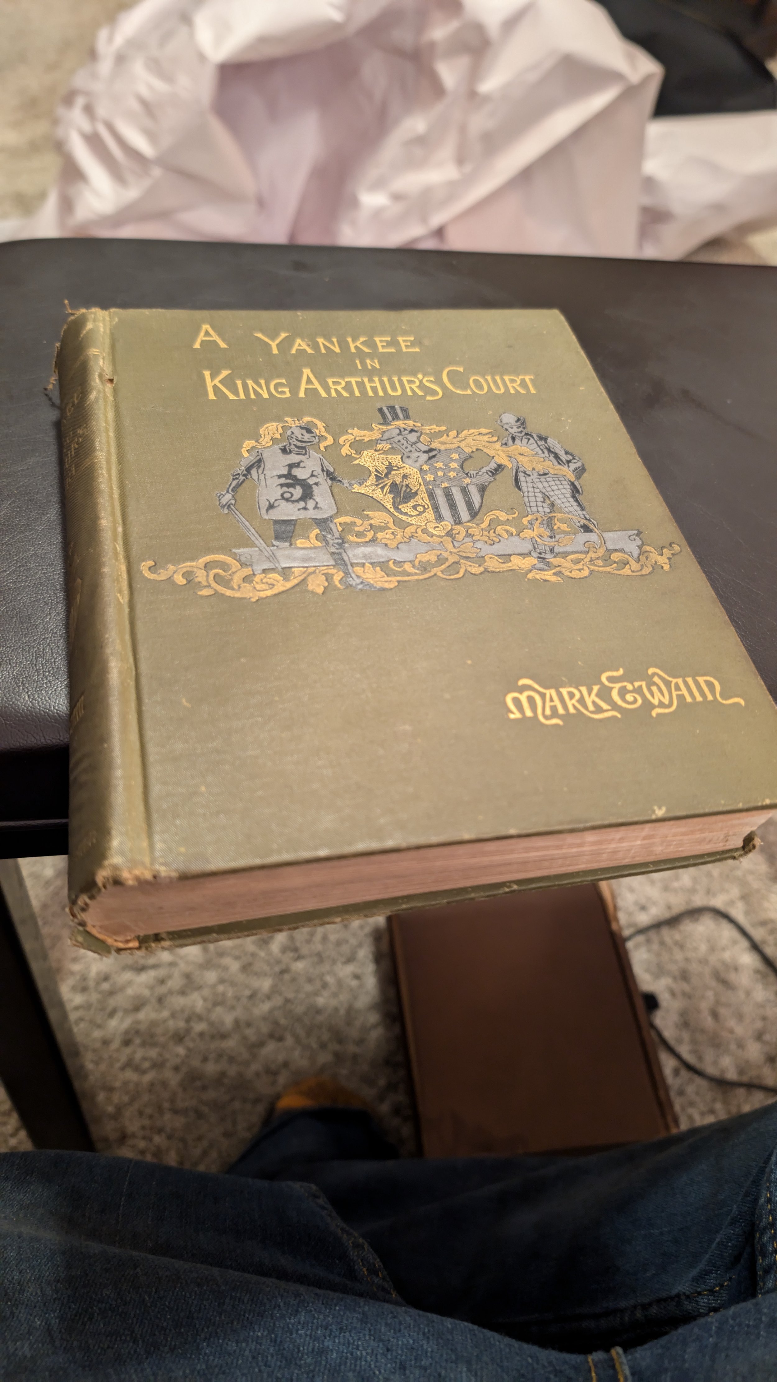 A Yankee in King Arthur's Court - First Edition Book- Mark Twain