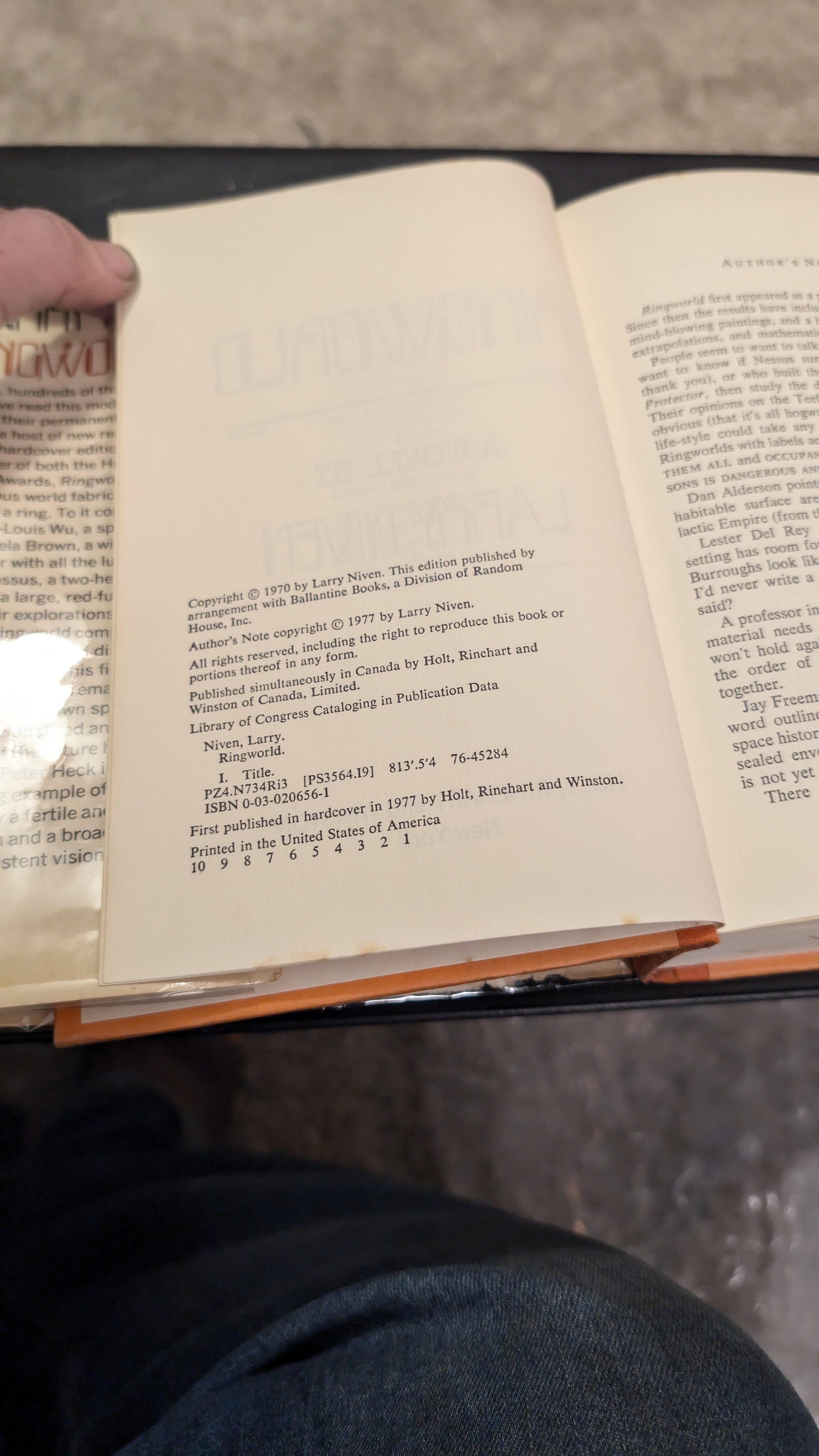 Collectible Science Fiction - Ringwold First Edition