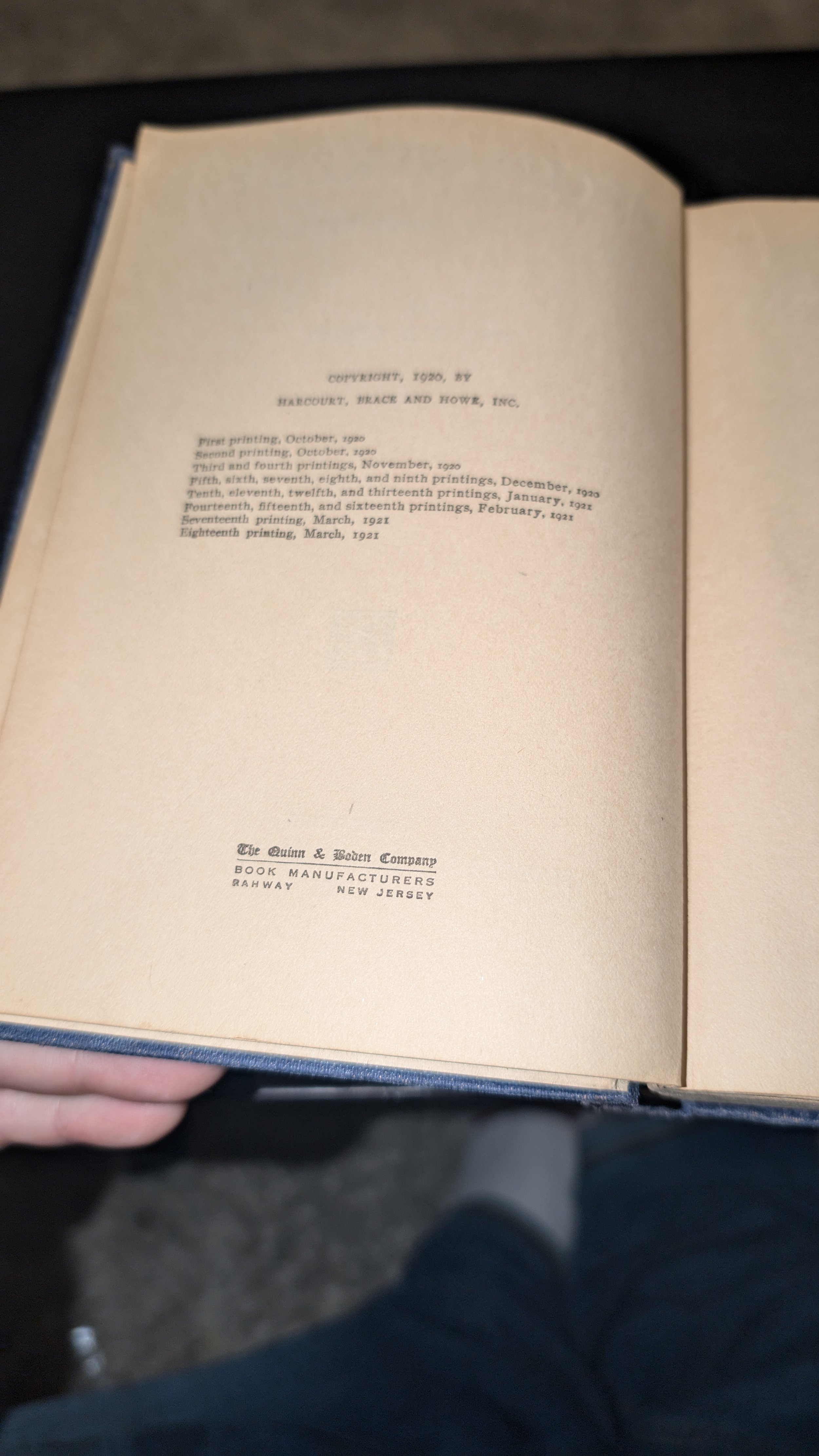 Collectible Sinclair Lewis Book