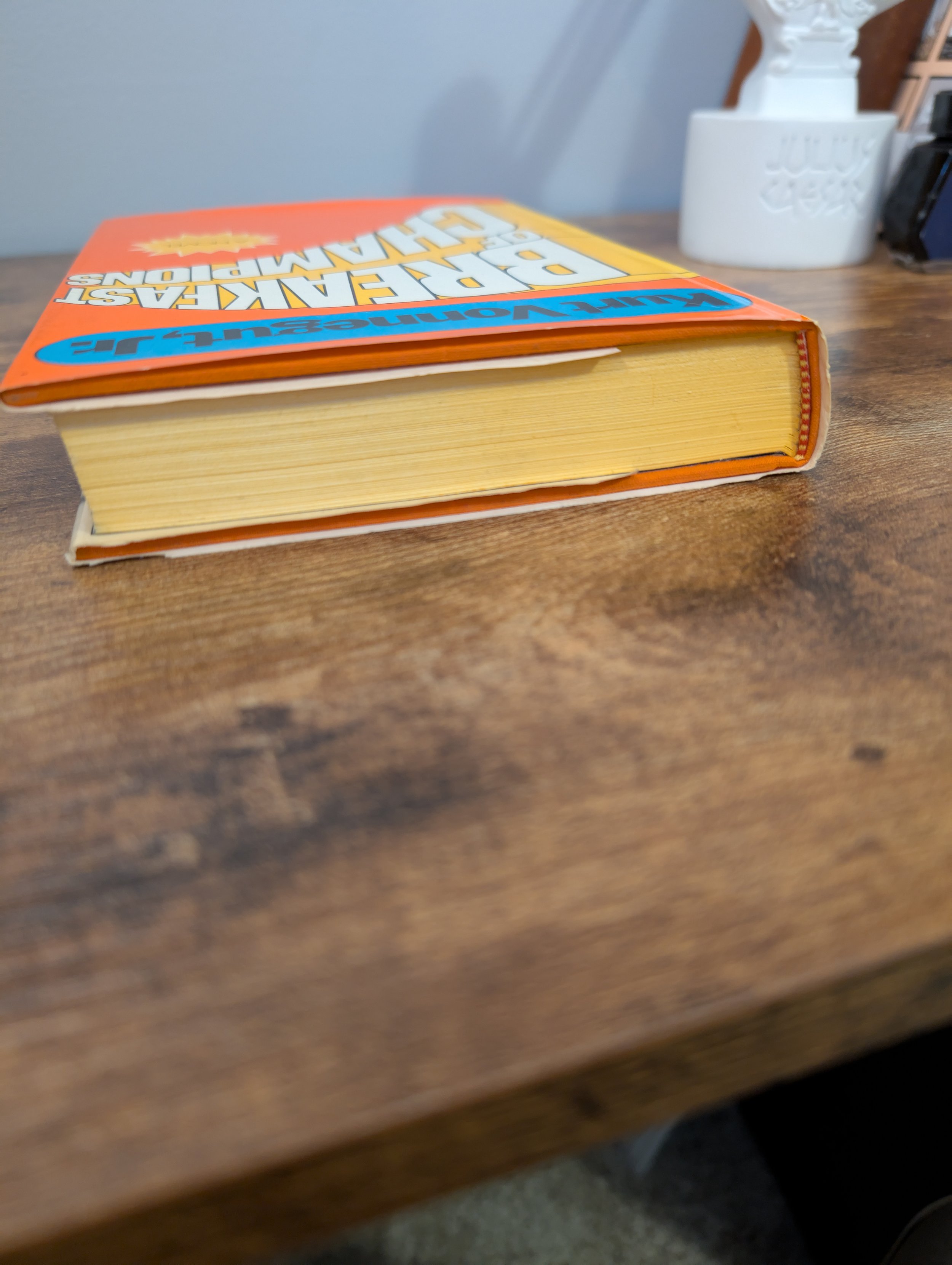 First Edition Breakfast of Champions spine