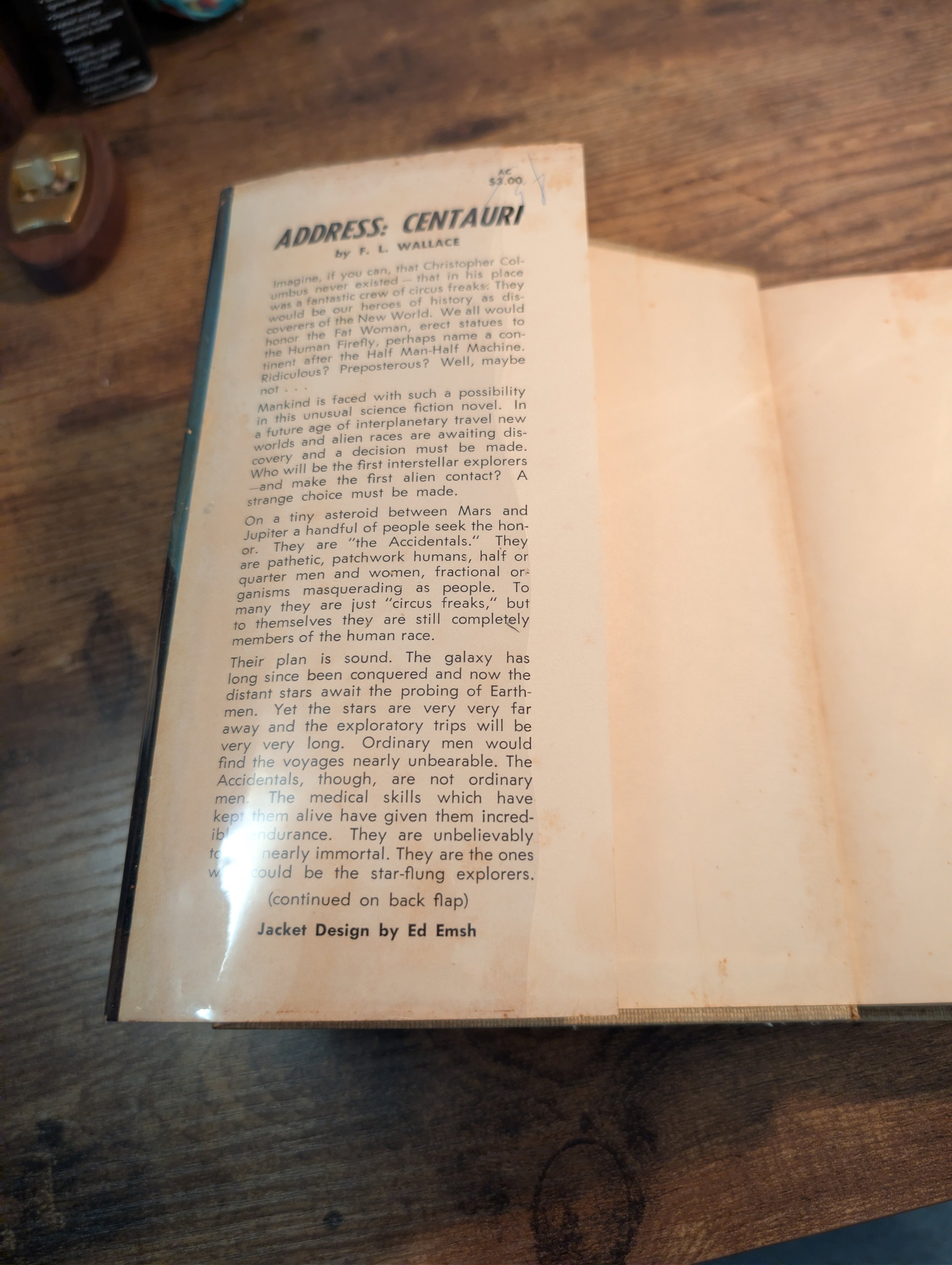 front flap - address centauri - f.l. wallace - gnome press - first edition.jpg