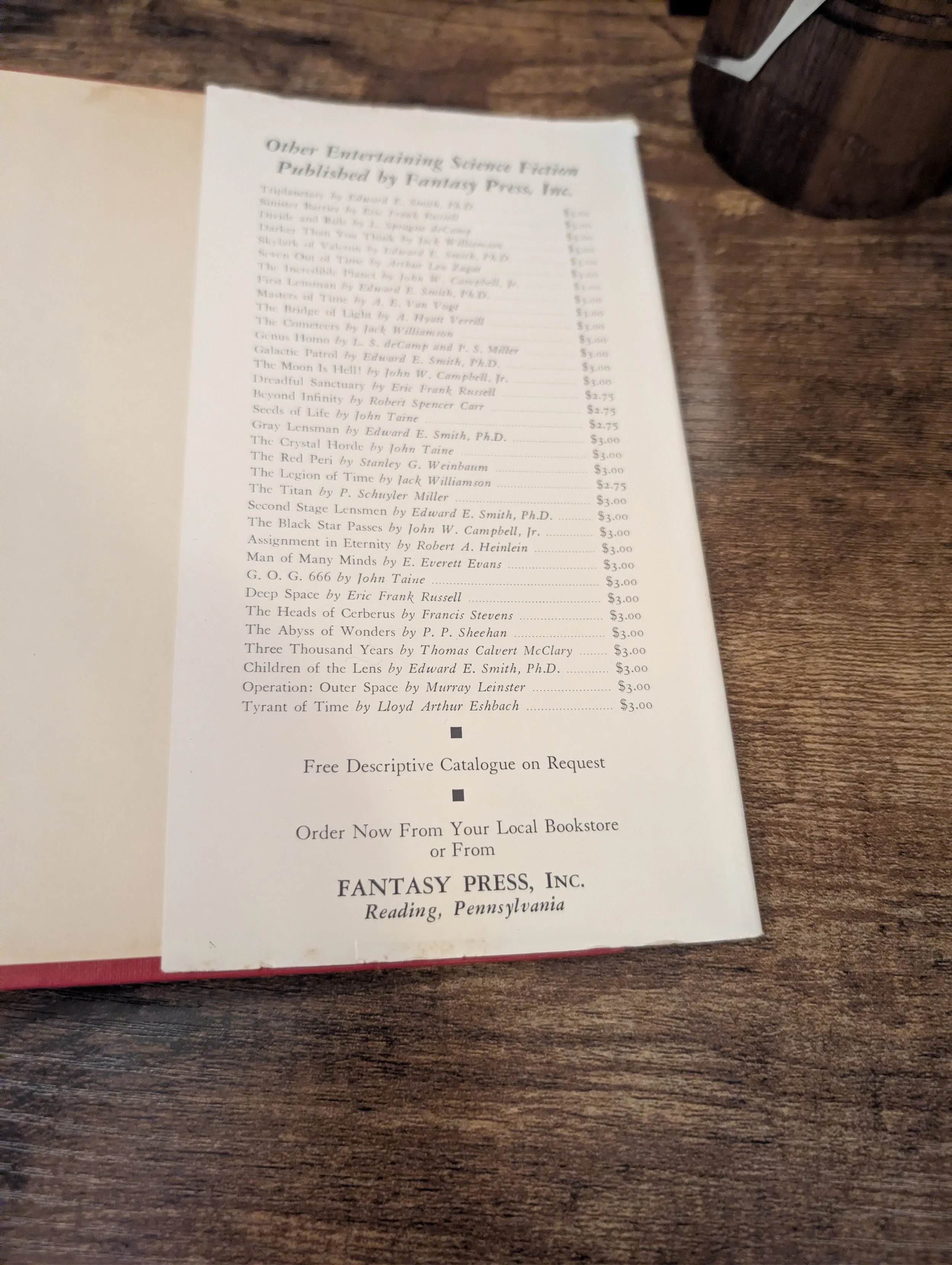 tyrant of time - first edition- rear flap.jpg