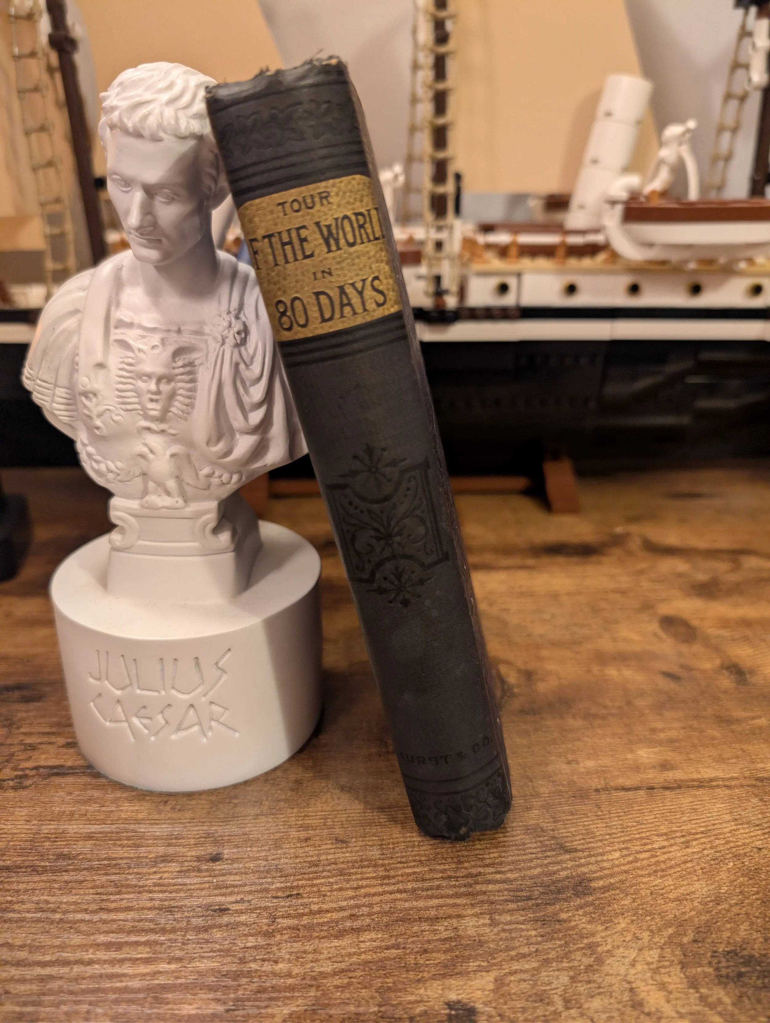 Tour of the World in 80 Days by Jules Verne - 1874 Hurst Edition
