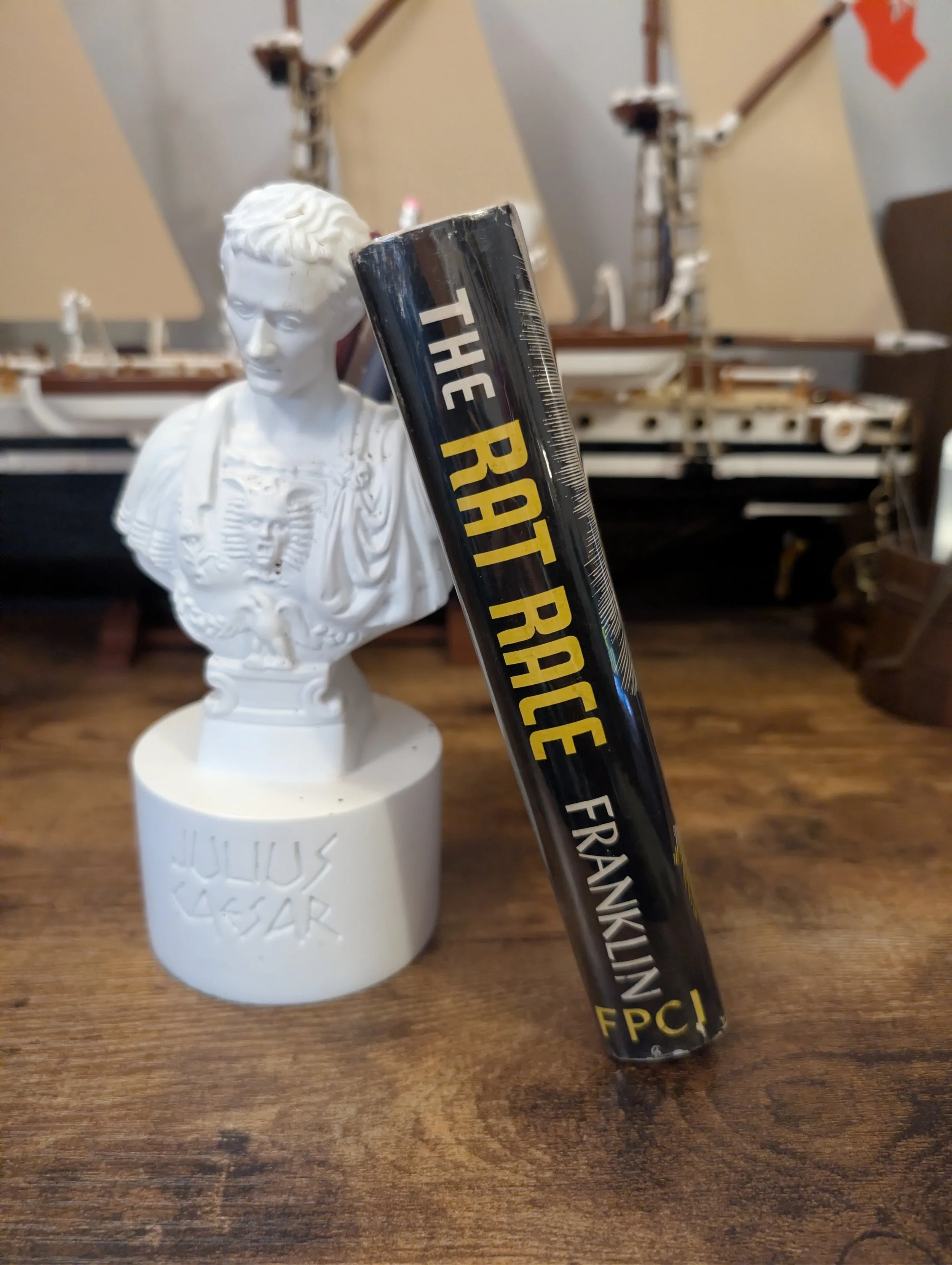 the rat race - jay franklin -first edition - spine.jpg