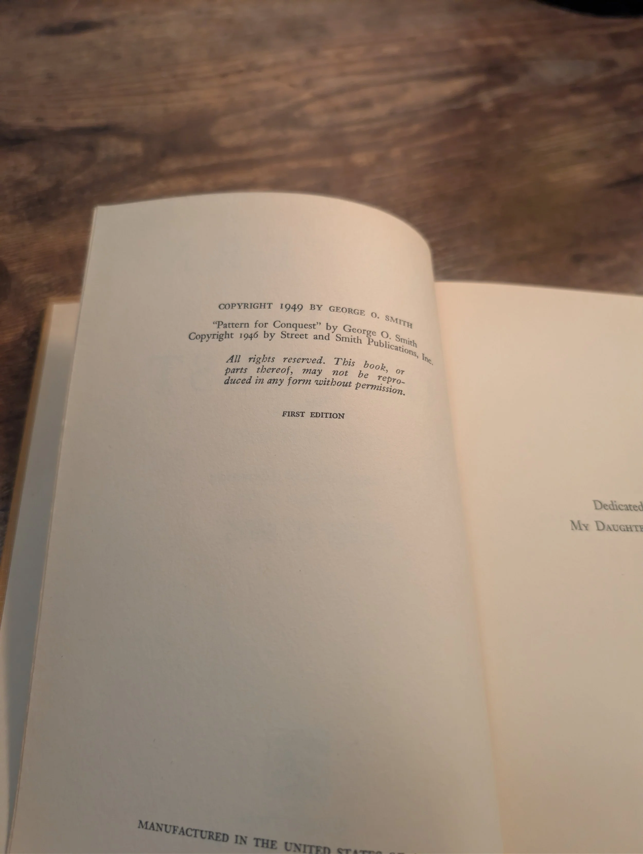 pattern of conquest - George o. smith - copyright.jpg