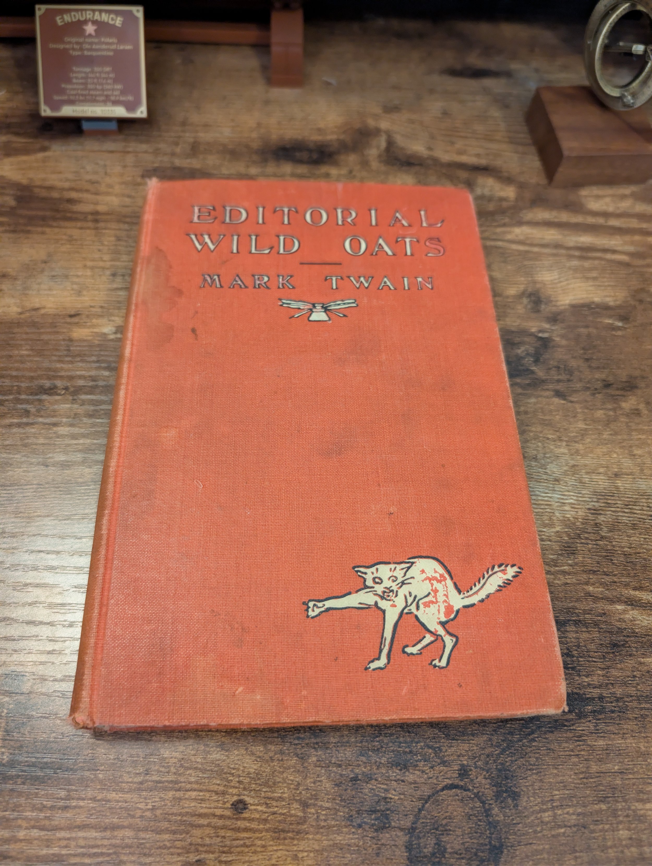 Editorial Wild Oats by Mark Twain - First Edition