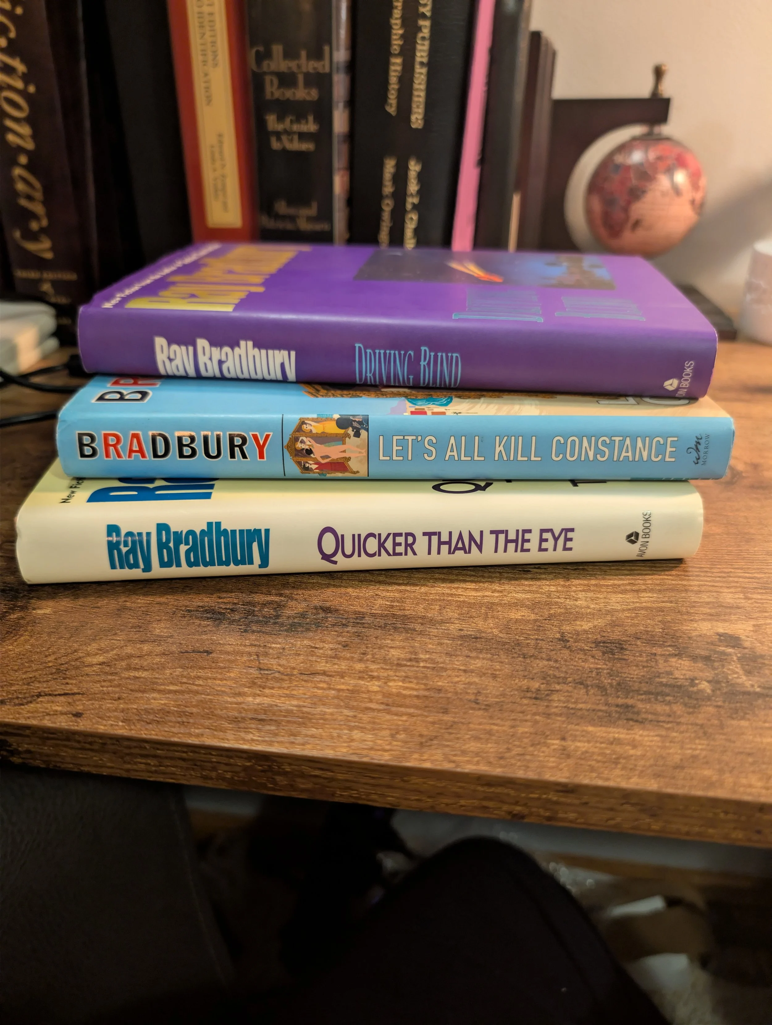 Ray Bradbury First Edition Set | Quicker Than the Eye, Driving Blind, Let's all Kill Constance
