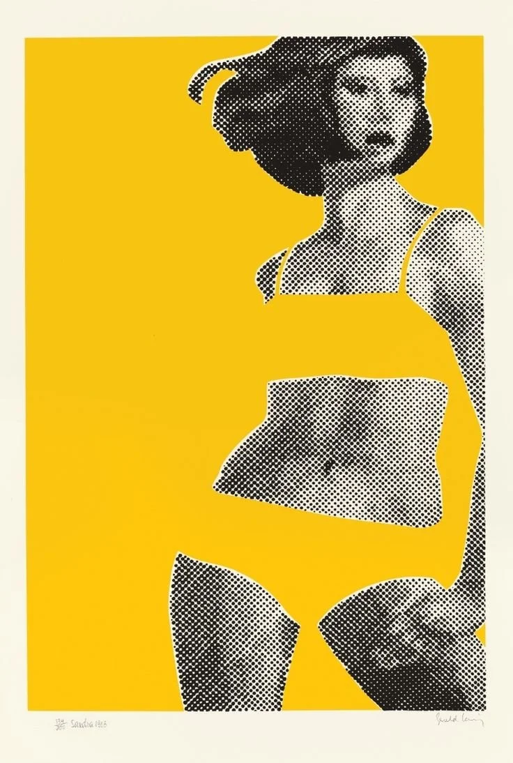 sandra by gerald laing, uk 1968 • screenprint in colours.jpeg