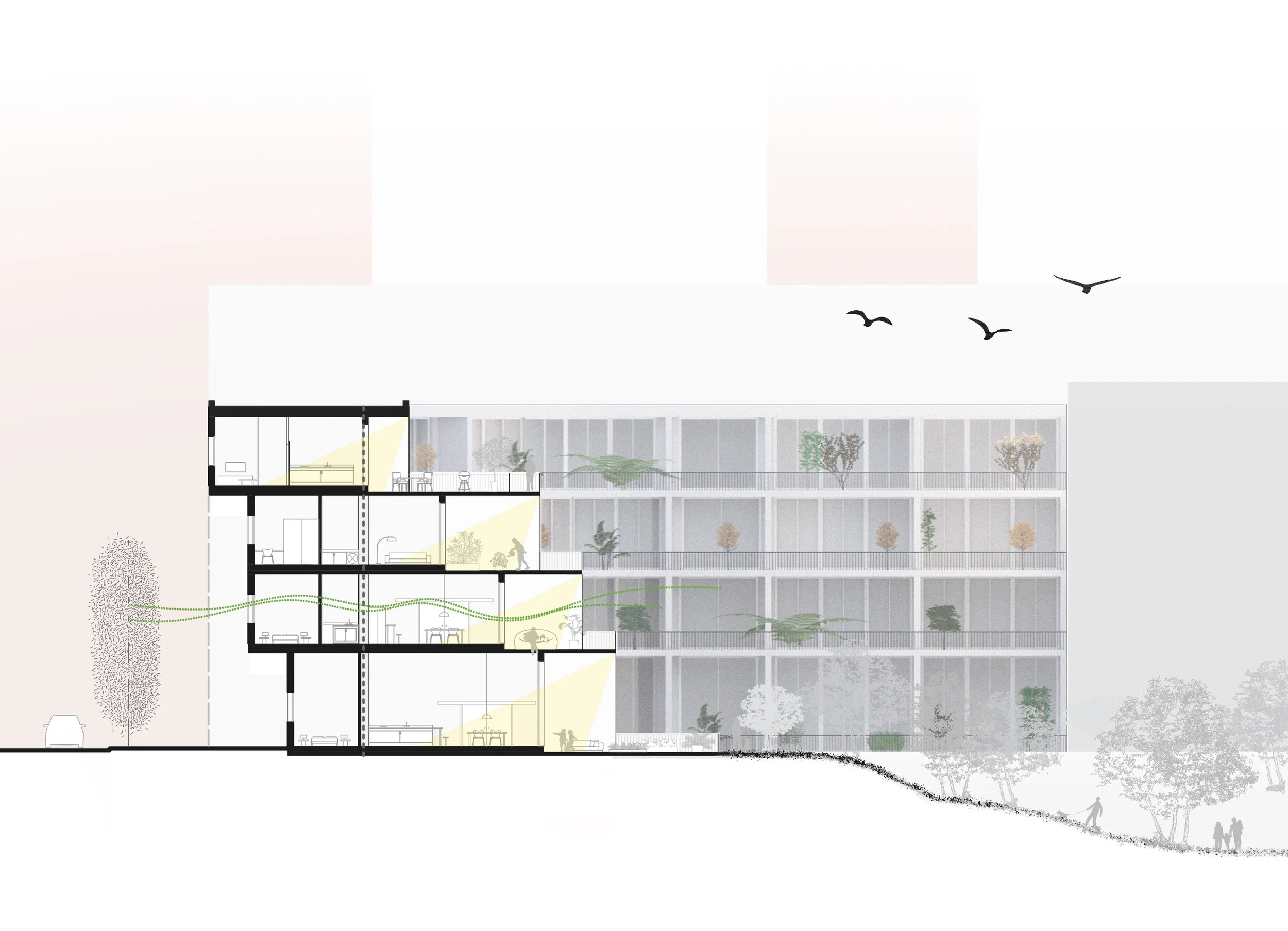 Zoom in Building Section