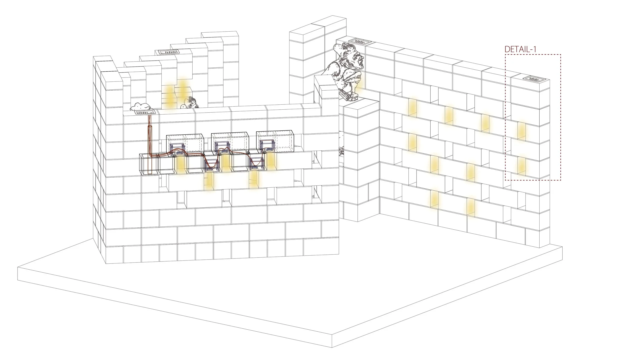 Lighting Axonometric