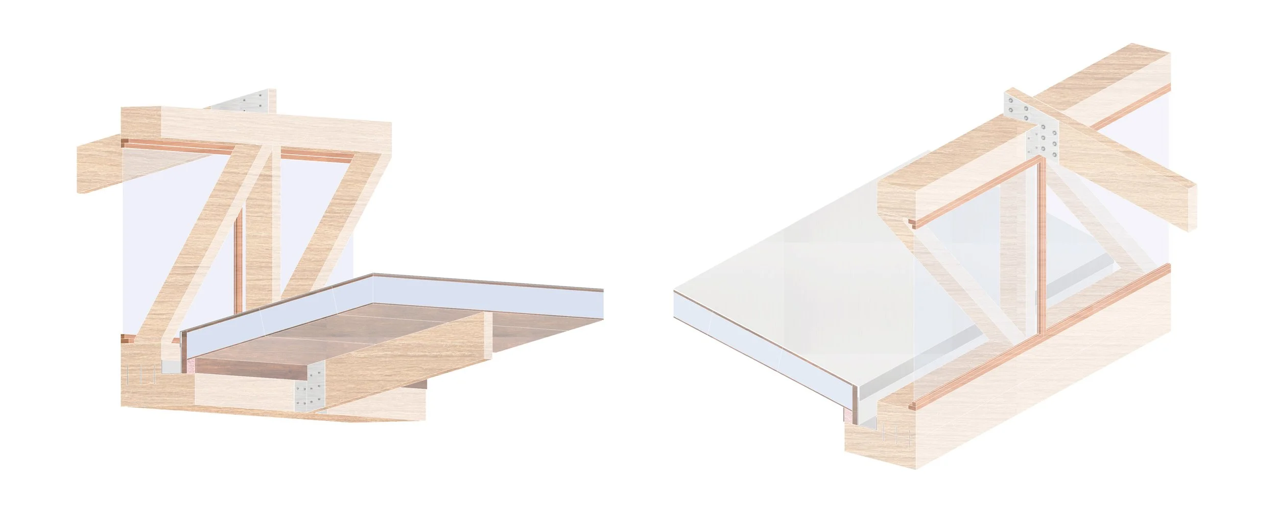 Roof Truss Axonometric Detail