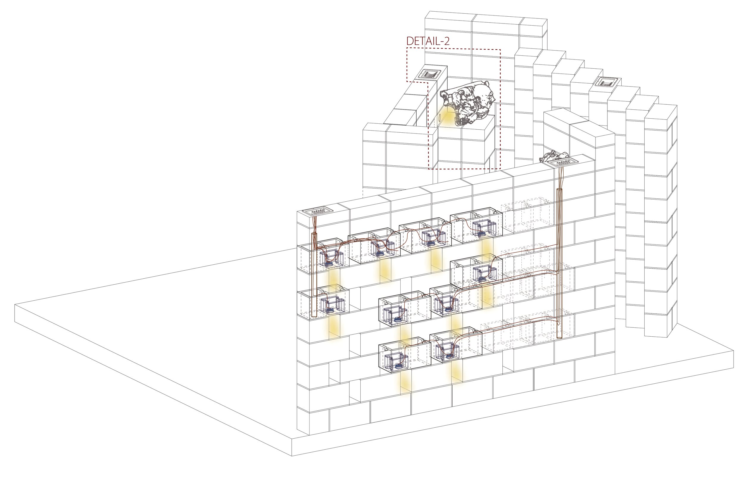 Lighting Axonometric
