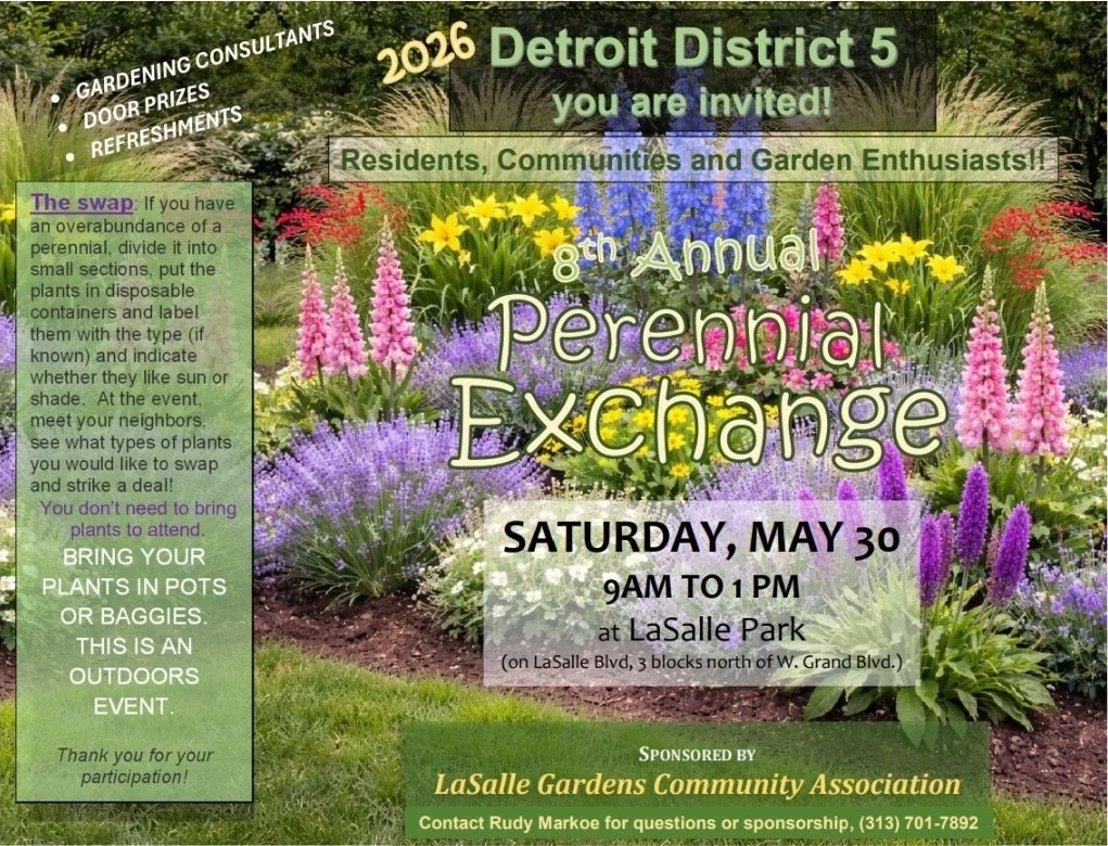 La Salle Gardens Perennial Exchange!
