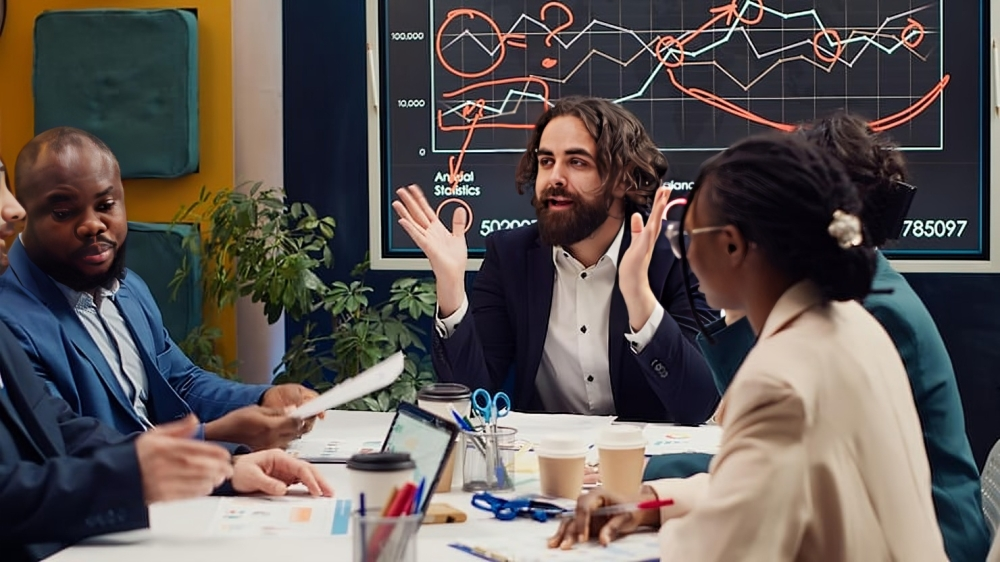 Retail consulting strategy meeting for Walmart supplier preparation