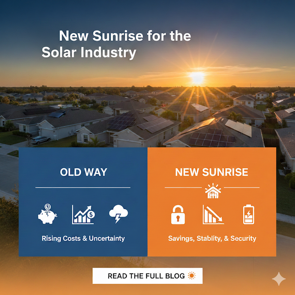 A New Sunrise for the Solar Industry