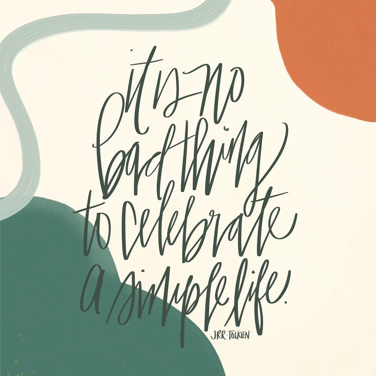the older I get, the more I crave to live a life with a little less hurry, a little more intention, and a whole lot of gratitude for every minute of this simple life. ♡

where are my fellow simple lifers at?
it felt good to create a quote print again