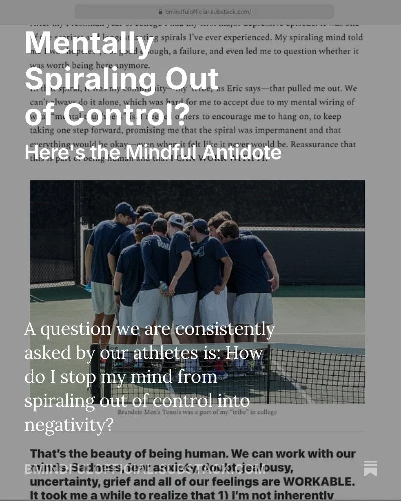 Mentally Spiraling Out of Control?