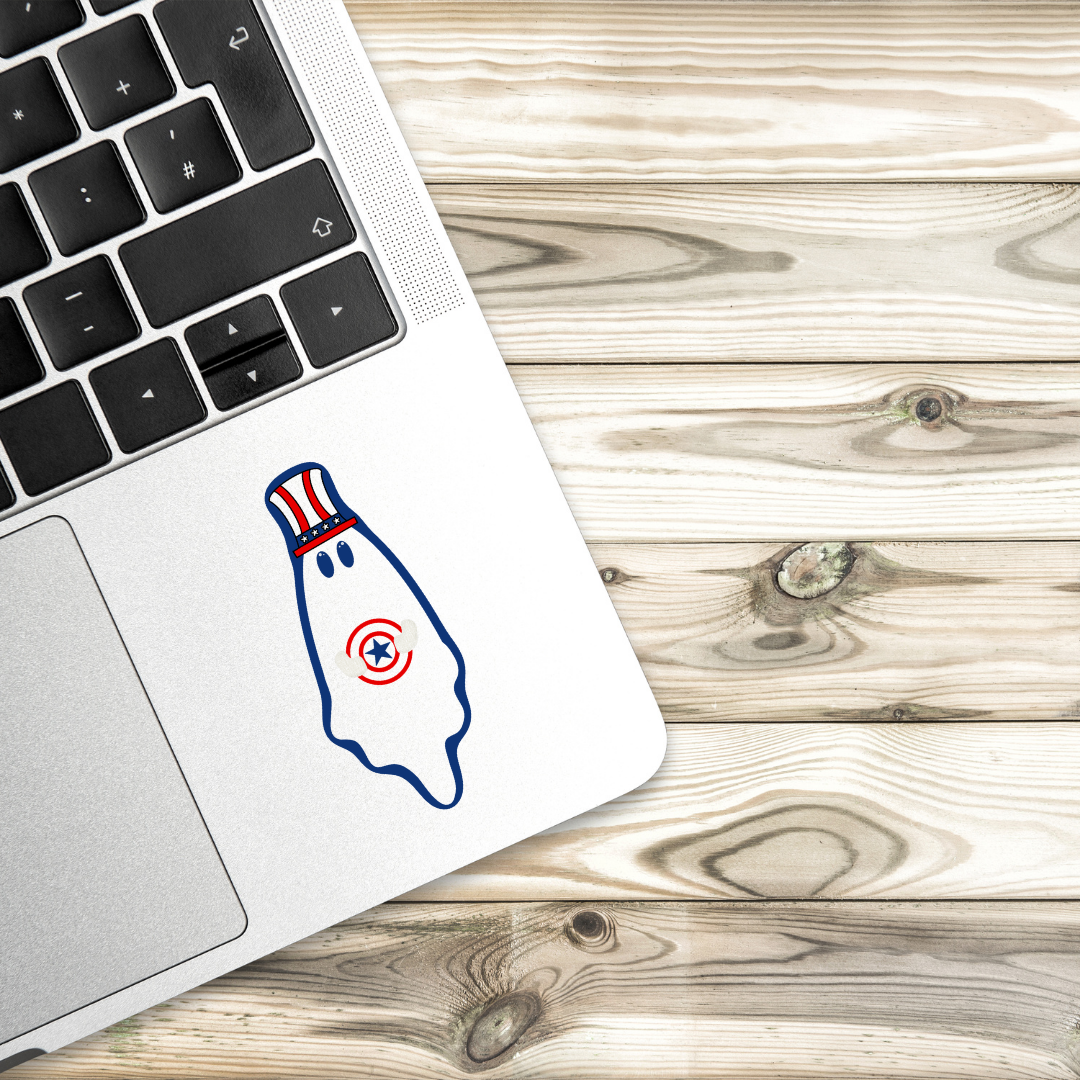America's Ghost Sticker