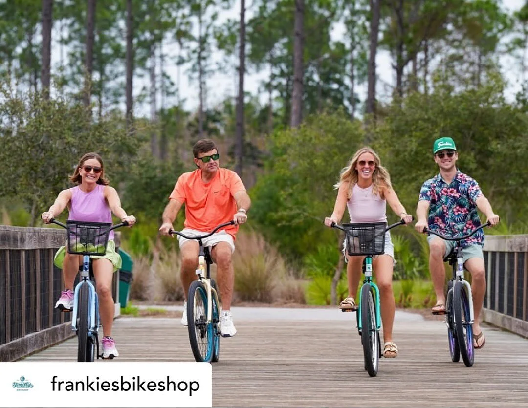Posted @withregram &bull; @frankiesbikeshop We&rsquo;re ready for the weekend with nothing but good vibes and miles of smiles! 

If you&rsquo;re looking for a comfortable and stylish beach cruiser, check out our selection of Heron Bikes! They are des
