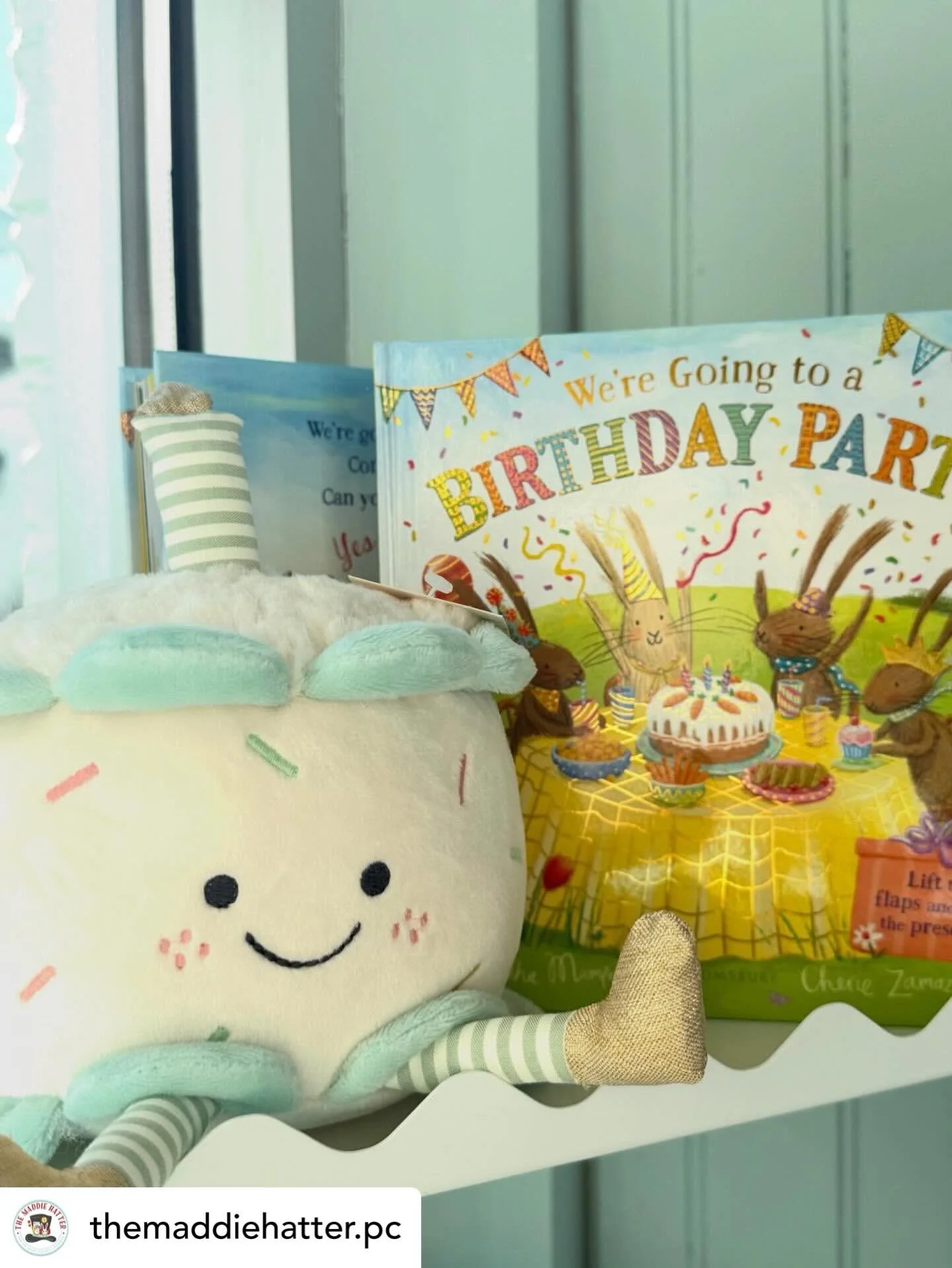 Get @reshare_app &bull; @themaddiehatter.pc 🎂We love nothing more than helping you celebrate. 🎉 

We would be honored to wrap a gift for your special little one. Choose a new outfit or toy or give them a gift of a shopping spree with a gift card.