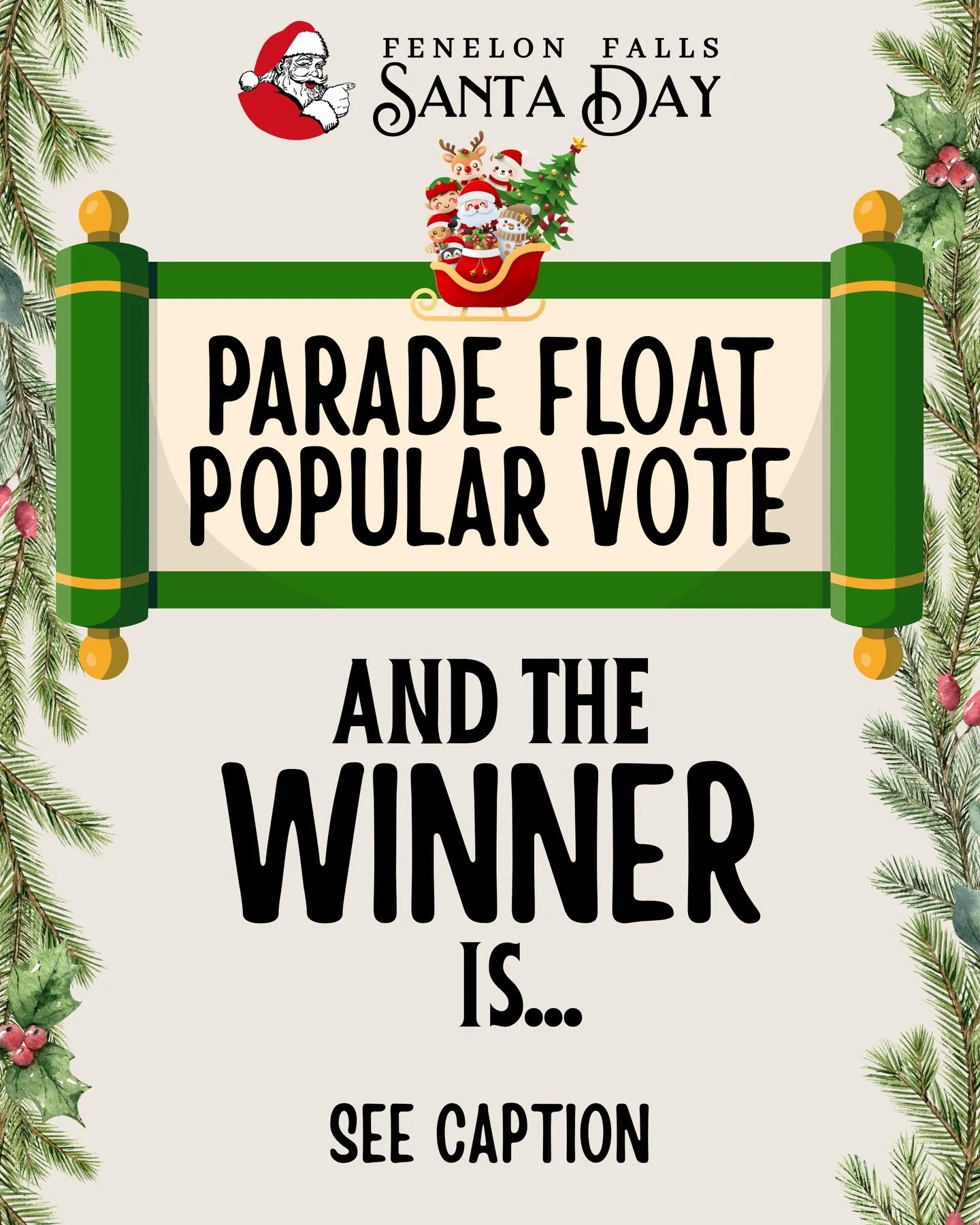 🎉 POPULAR VOTE FLOAT WINNER! 🎉
Thank you to everyone who cast their vote during this year&rsquo;s Santa Day Parade!

The parade attendees have spoken &mdash; DOUBLE R PLUMBING is the winner of our 2025 Parade Float Popular Vote! ✨

A huge congratul