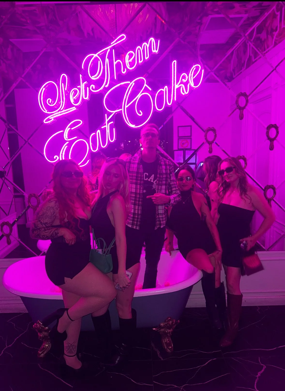 birthday group at Cake