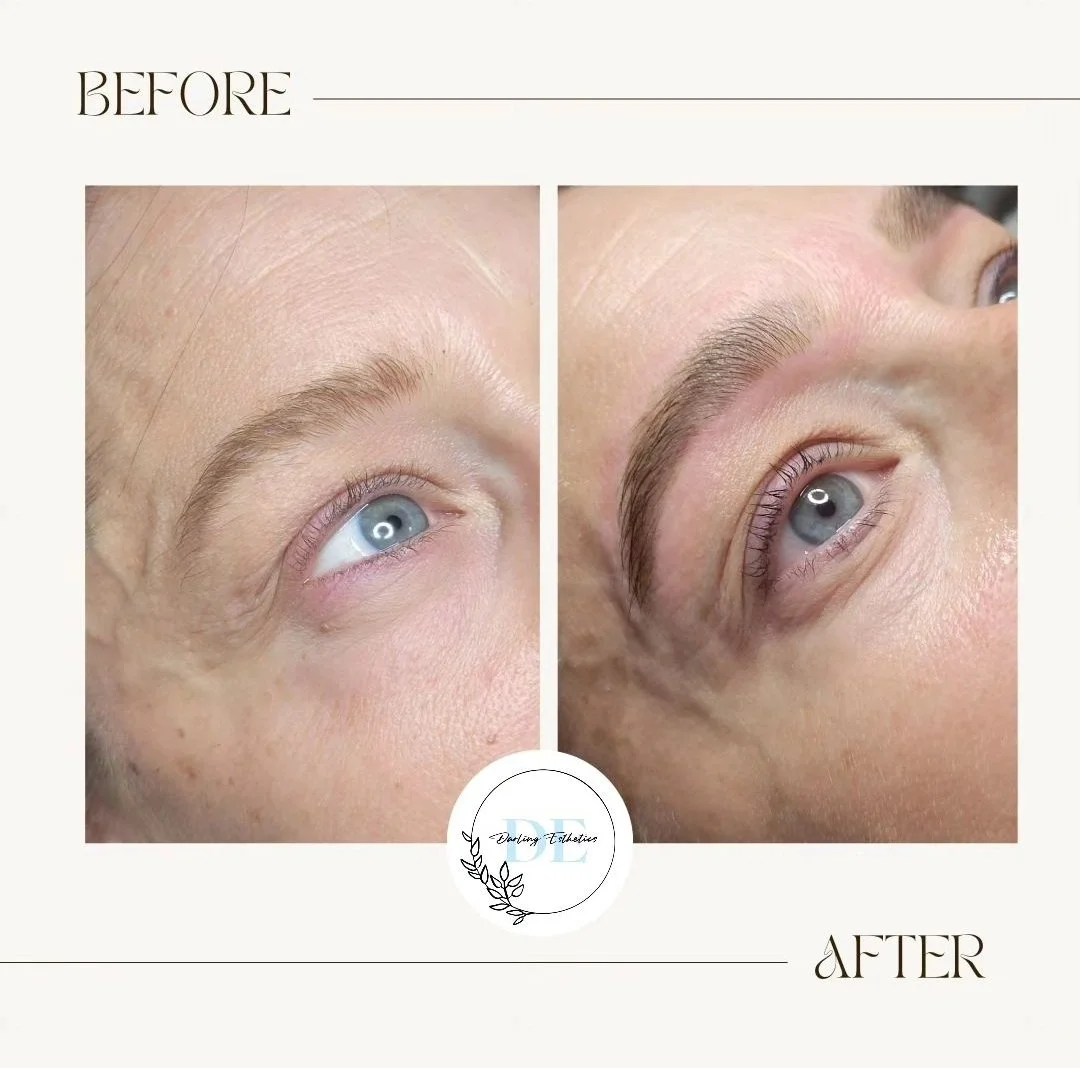 Lash lift with tint : Brow wax and tint
