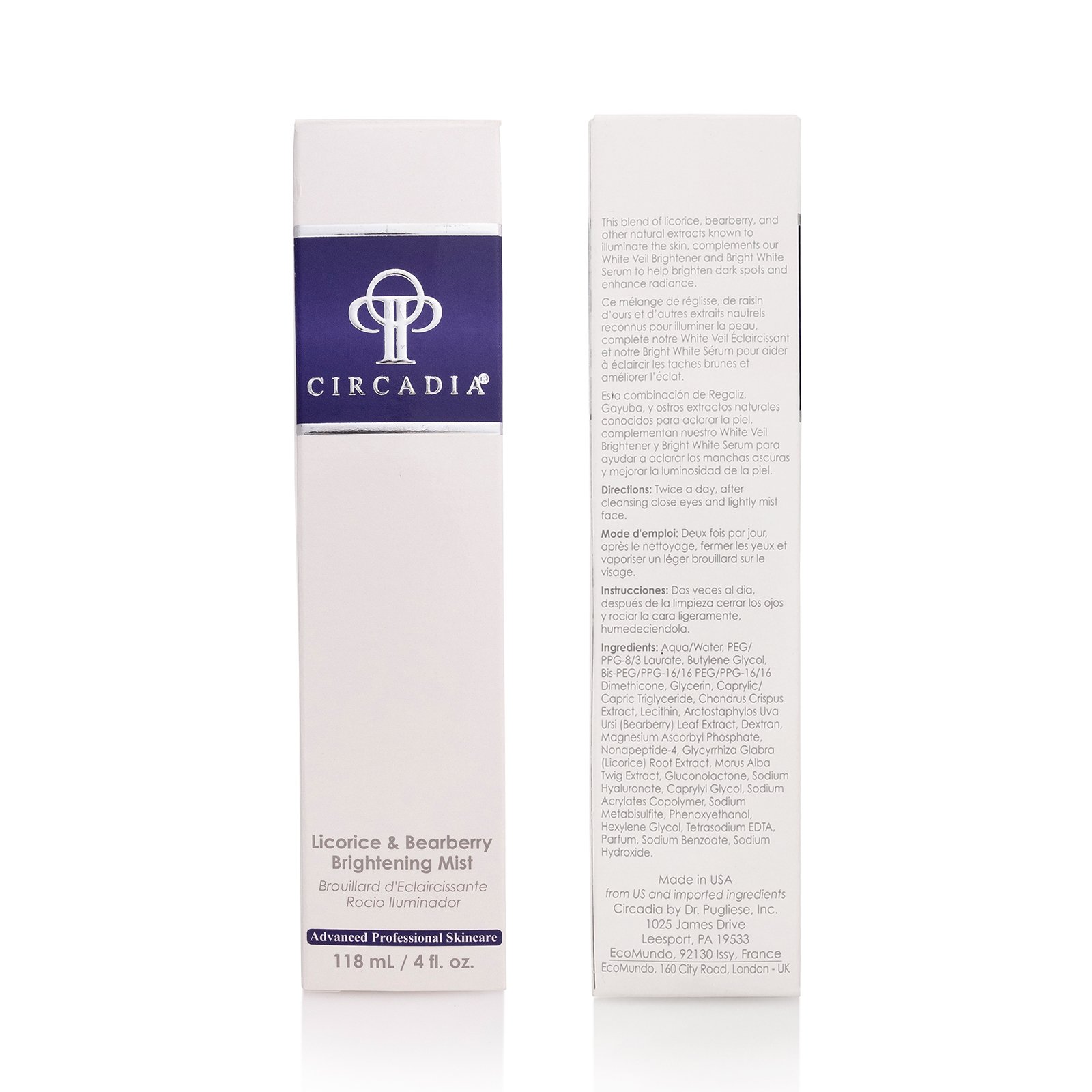 Licorice & Bearberry Bighting Mist
