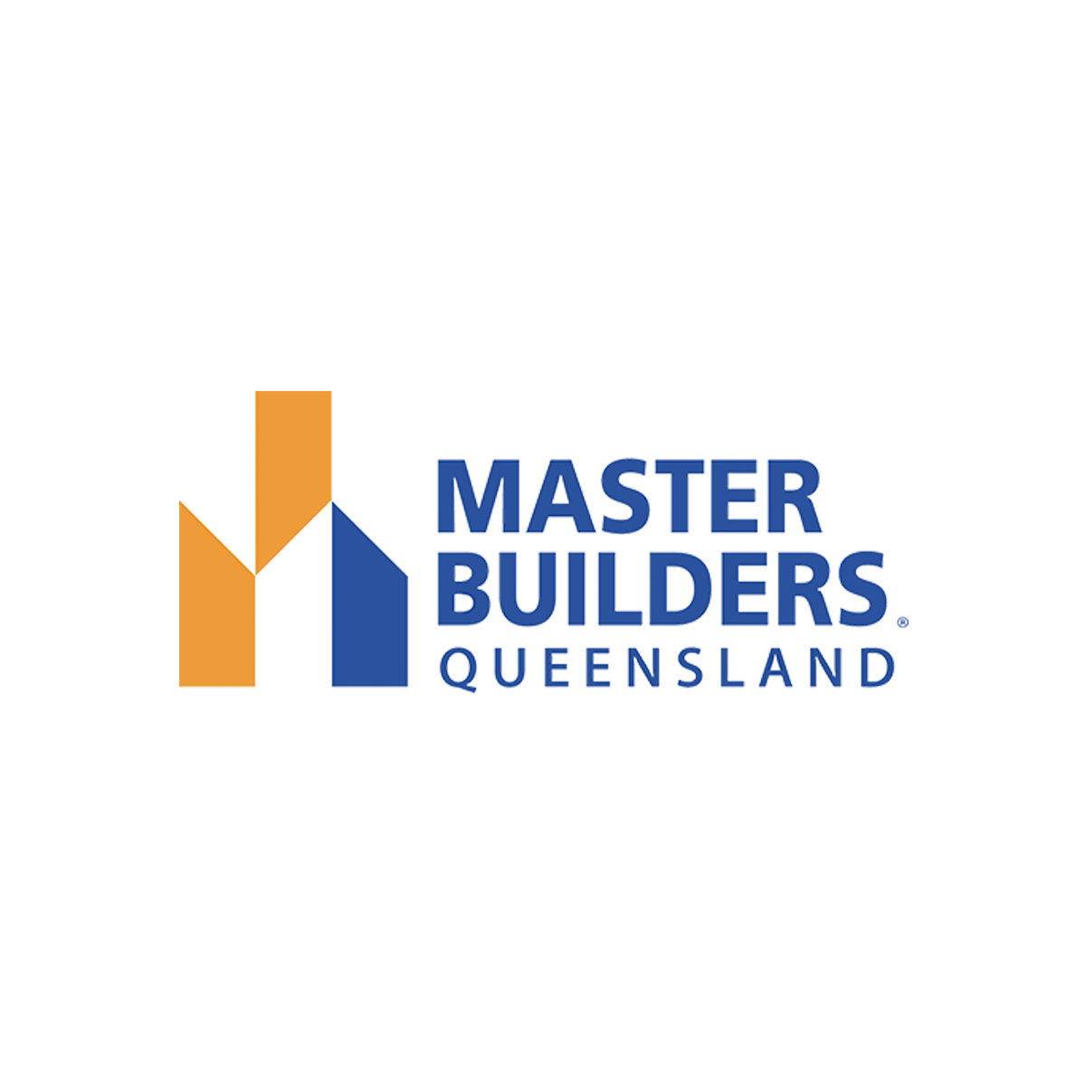 Branding logo for Master Builders Queensland, the peak industry association for the building and construction sector in Queensland