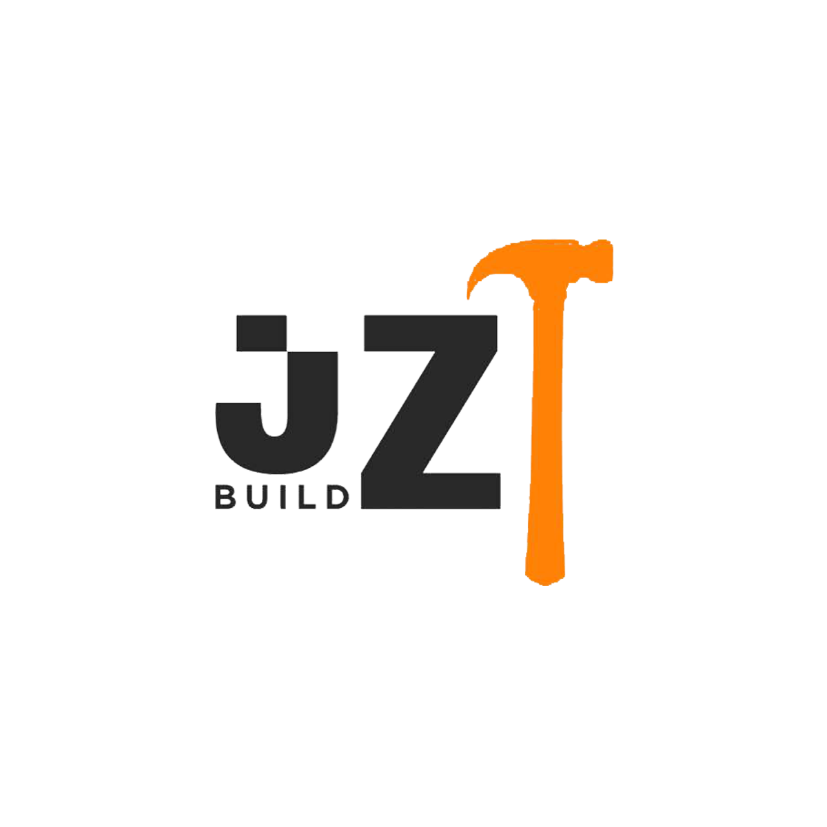 JZ Buildz branding logo with hammer — residential contractor