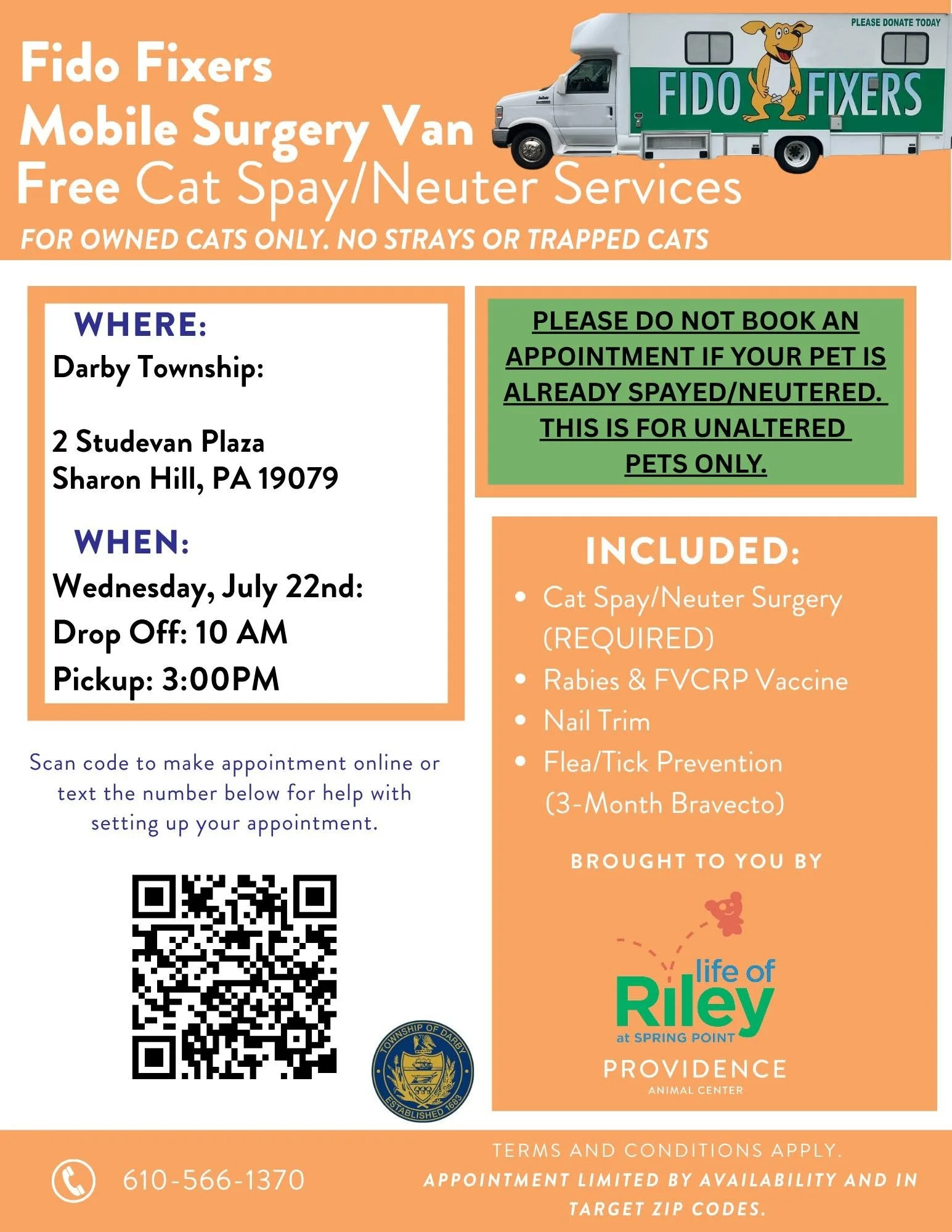FREE SPAY &amp; NEUTER CLINIC