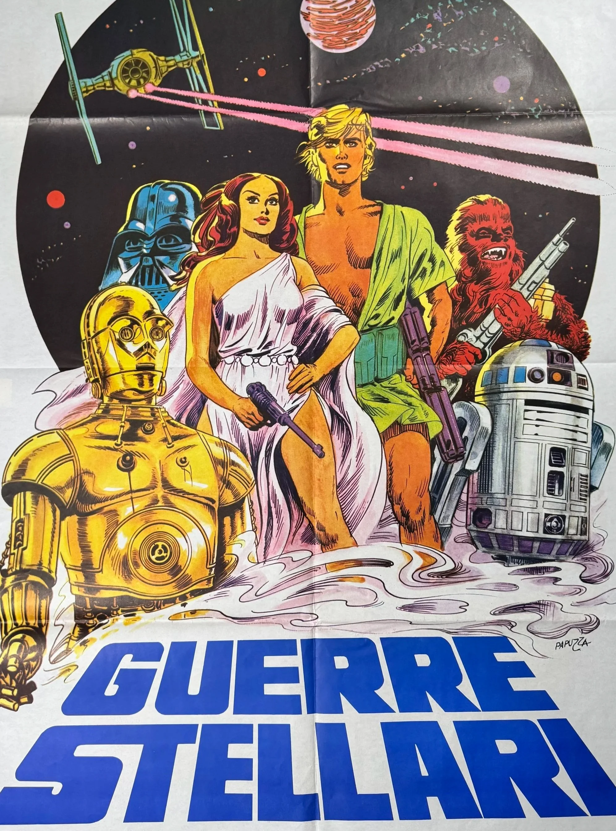 Star Wars 1977 Original Italian Poster