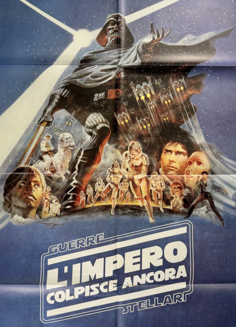 Empire Strikes Back Original Italian Poster