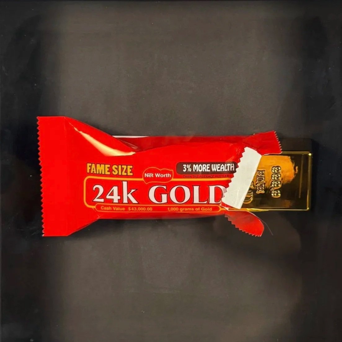 "24k Gold Bar - Baby Bar" by Daniel Allen Cohen 2018 Signed