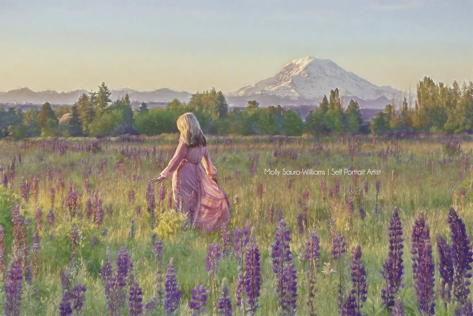 sunrise with the lupine and mountain fb.jpg
