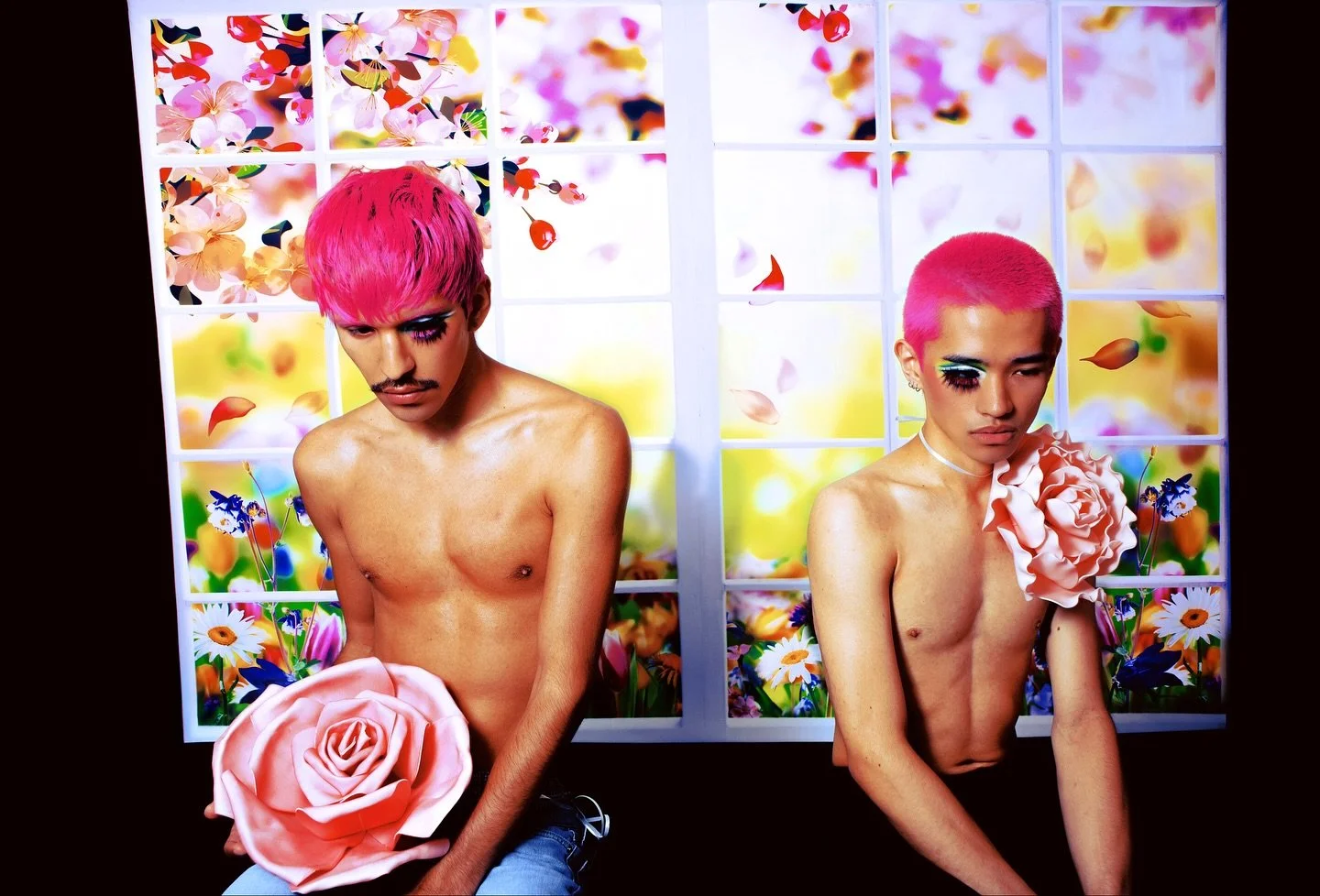 Boys Cry Tears Of Pink On The Flowers They Grow

Dio &amp; I for @caster19967 
Glam by @willssassy