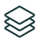 Stack of layered sheets or documents