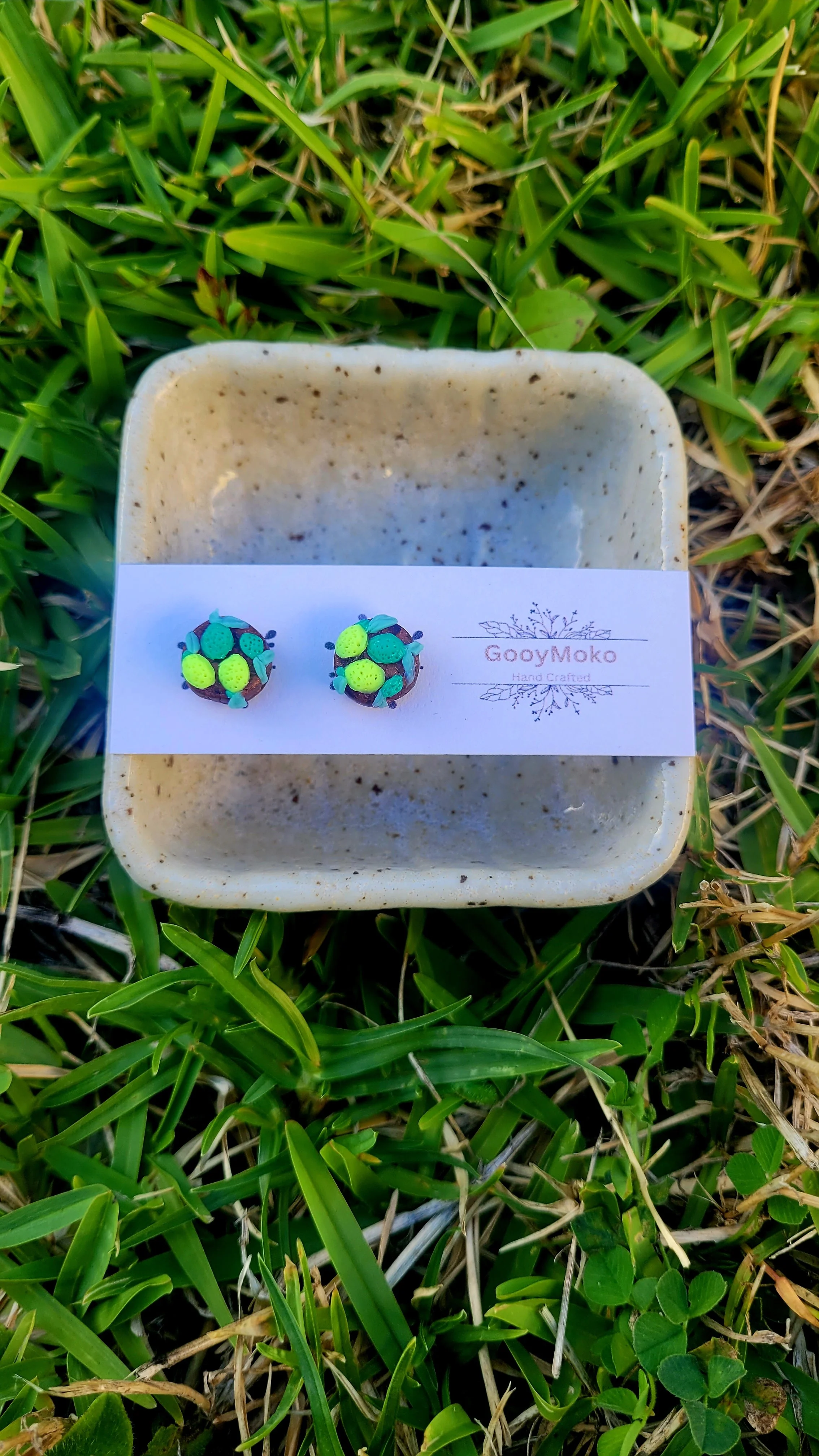 Lemon and Lime Stud Earrings