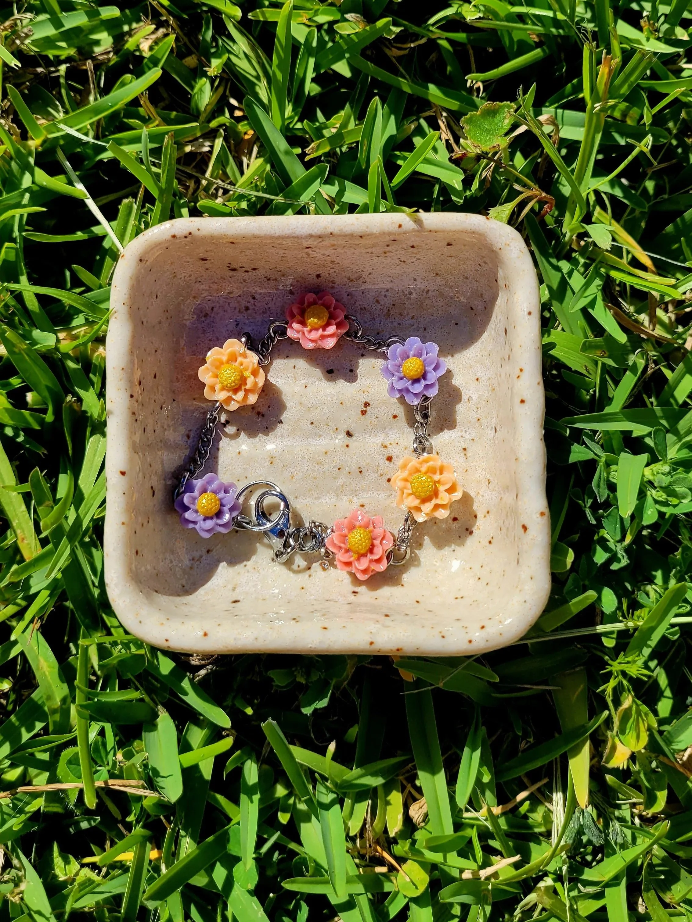 Bracelet with Small Flowers
